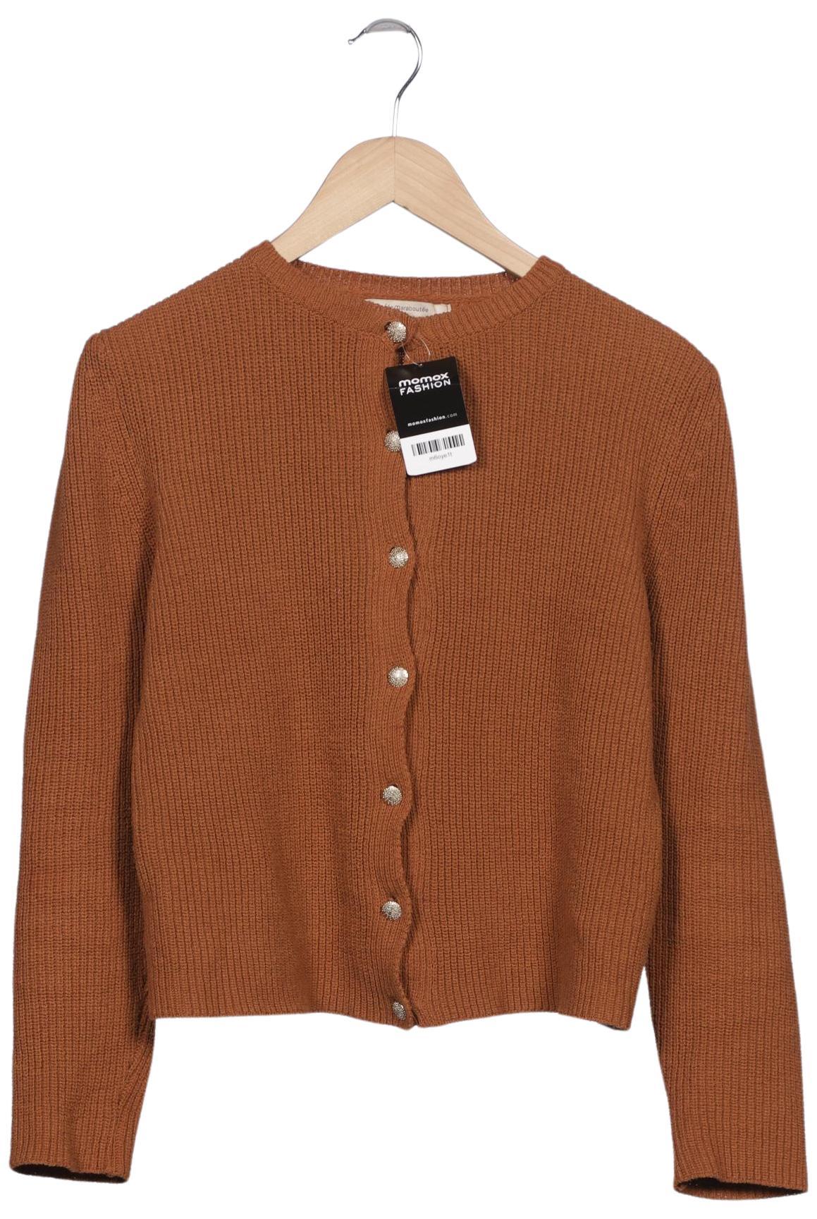 

LA FÉE Maraboutée Damen Strickjacke, braun, Gr. 36
