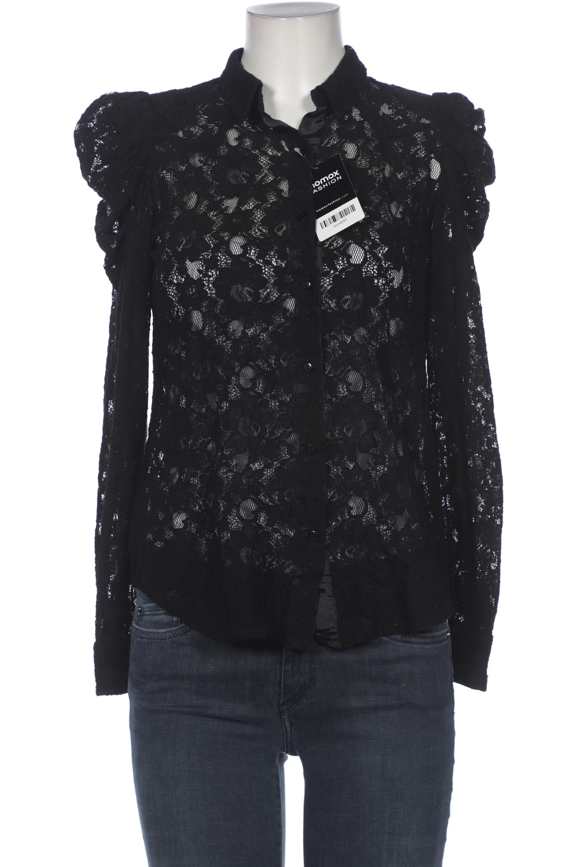 

la petite française Damen Bluse, schwarz, Gr. 36