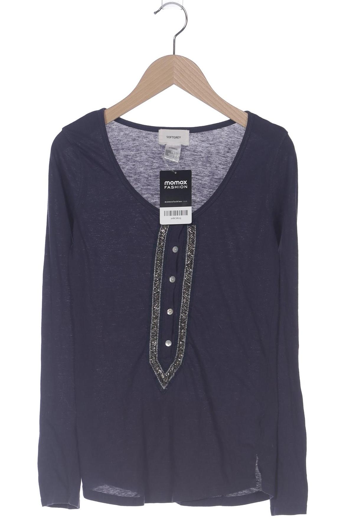 

LA Redoute Damen Langarmshirt, marineblau, Gr. 32