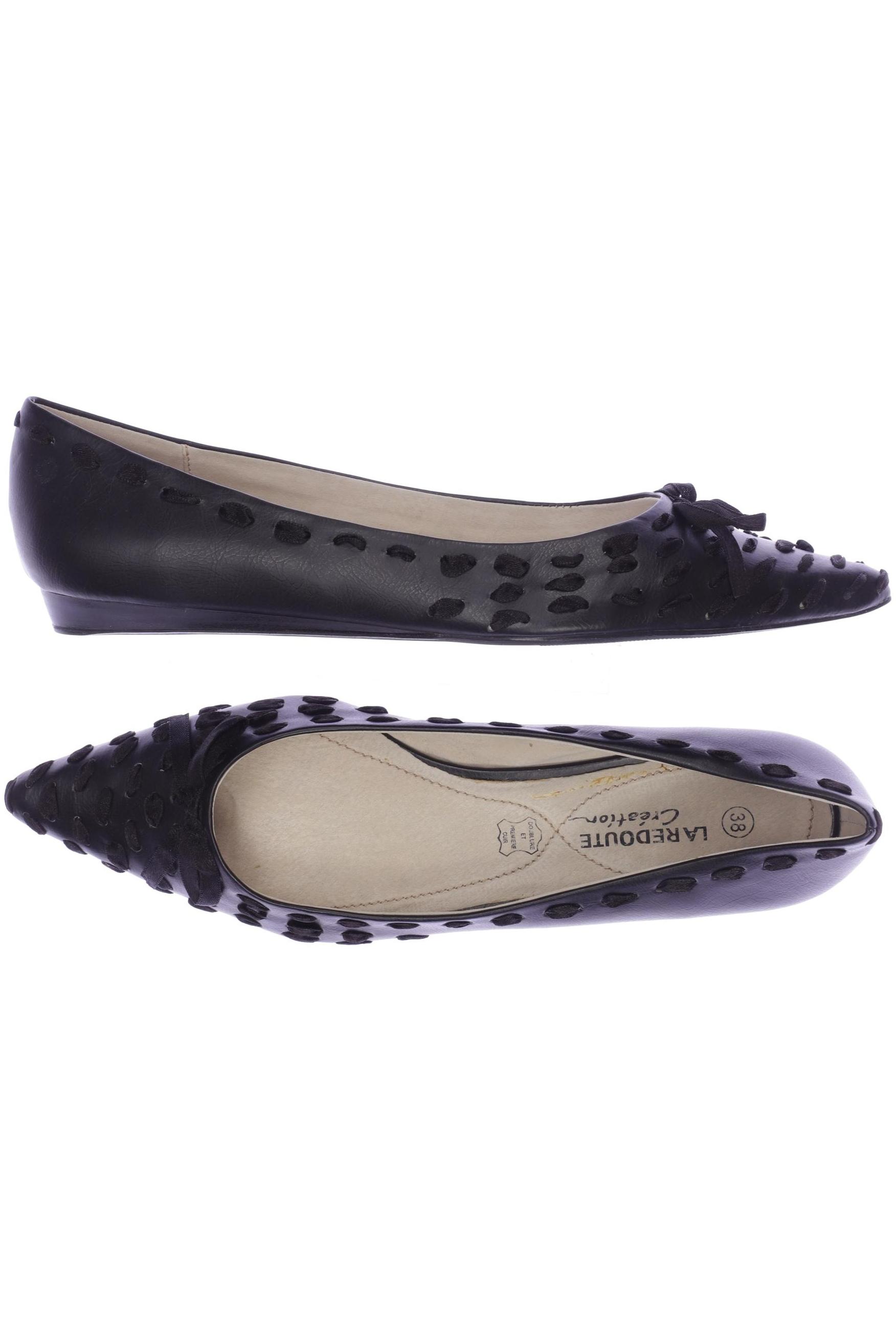 

LA Redoute Damen Ballerinas, schwarz, Gr. 38