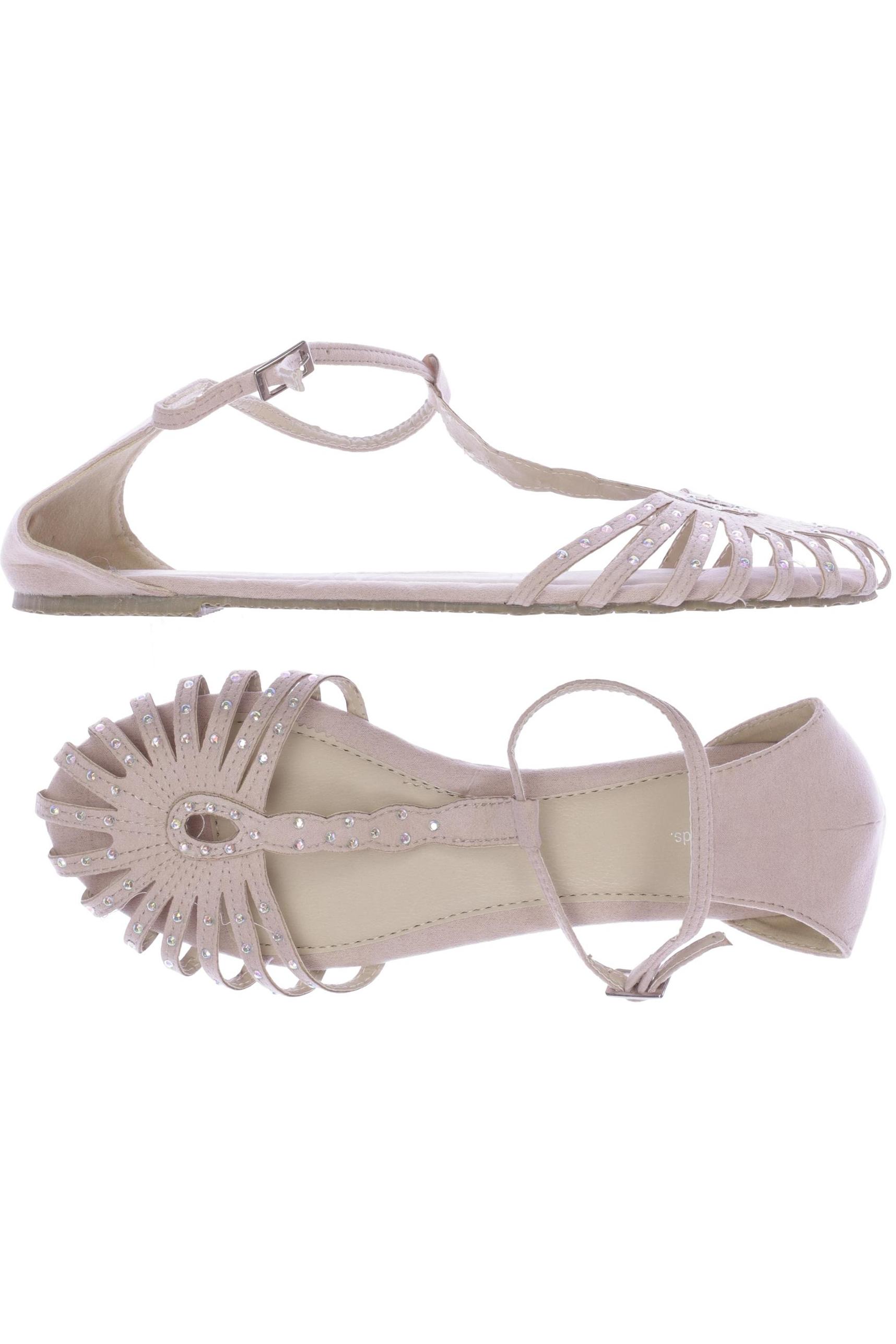 

LA Redoute Damen Sandale, beige, Gr. 38