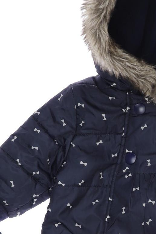 Thumbnail - LA Redoute Mädchen Schneeanzug, marineblau, Gr. 62