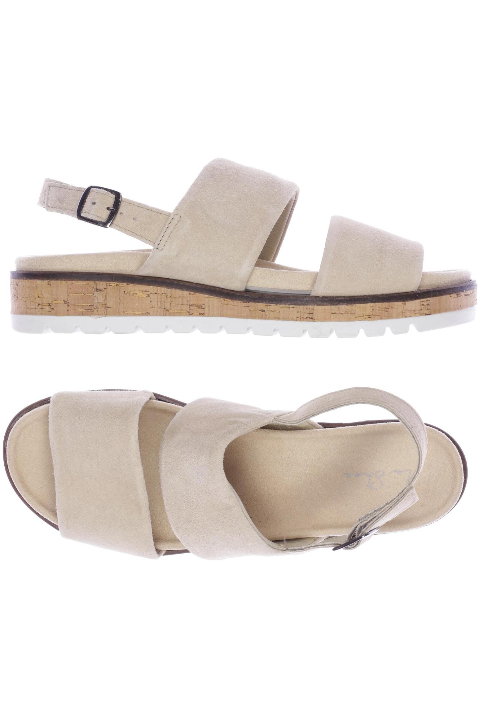 

La Shoe Damen Sandale, cremeweiß, Gr. 40