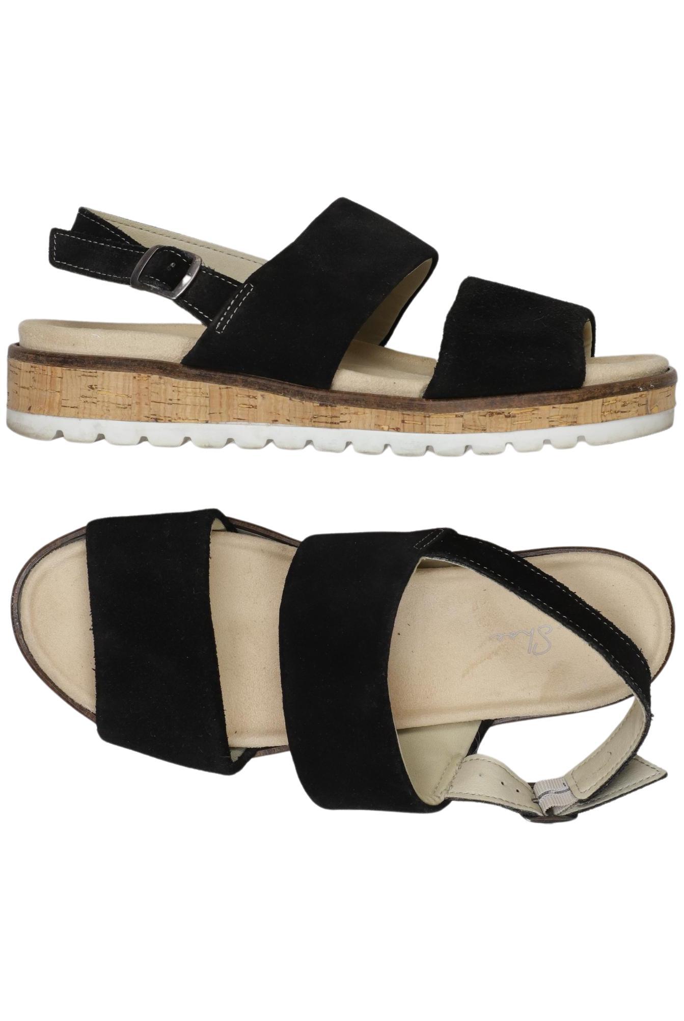 

La Shoe Damen Sandale, schwarz, Gr. 39