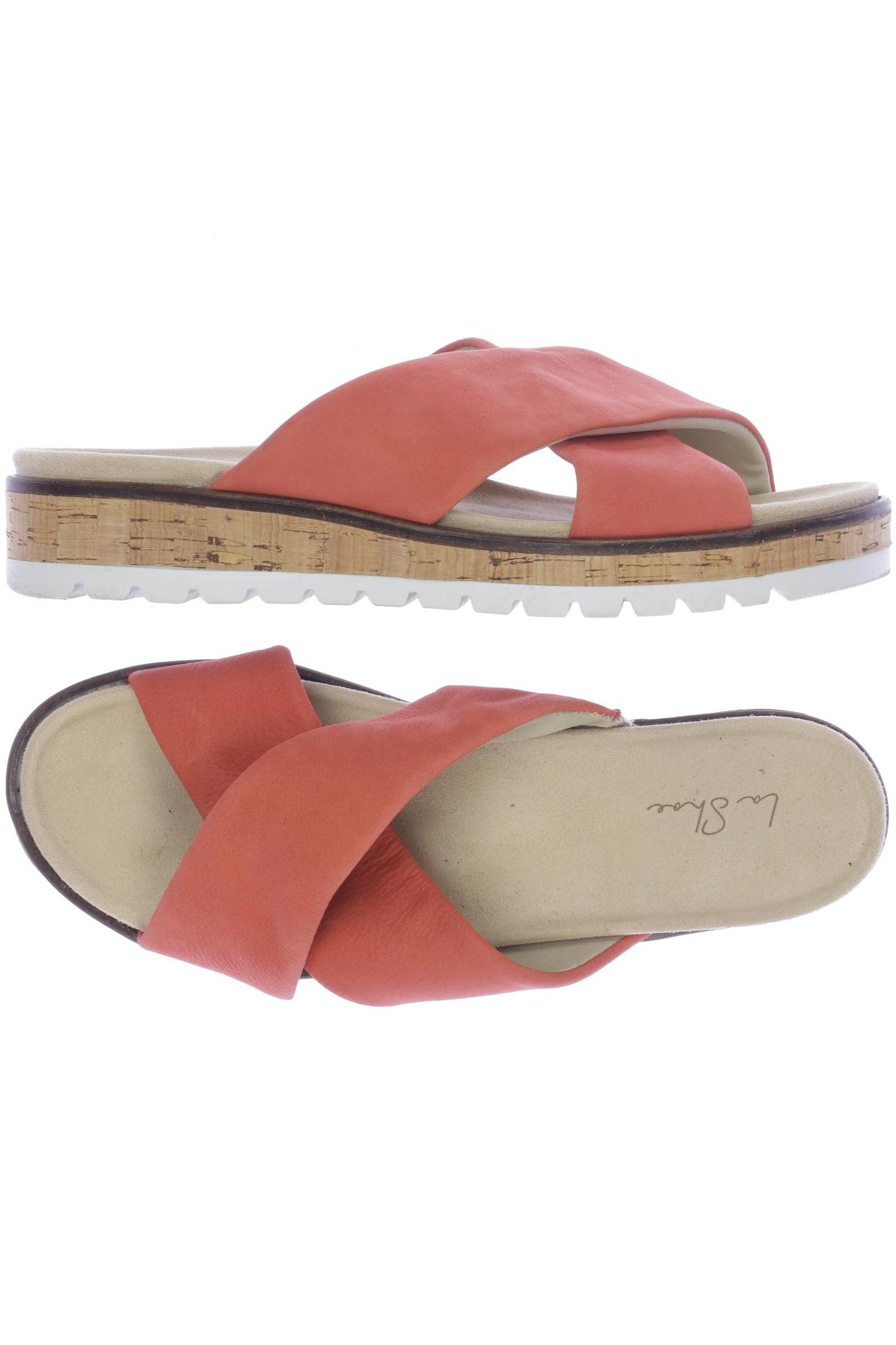 

La Shoe Damen Sandale, rot, Gr. 40