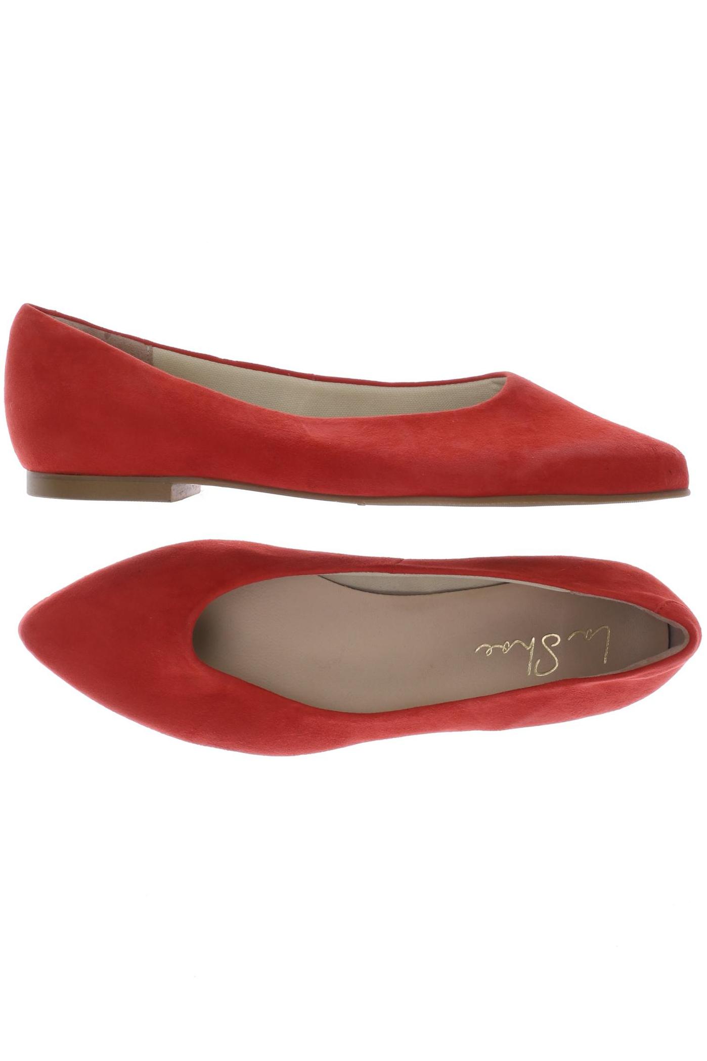 

La Shoe Damen Ballerinas, rot, Gr. 41