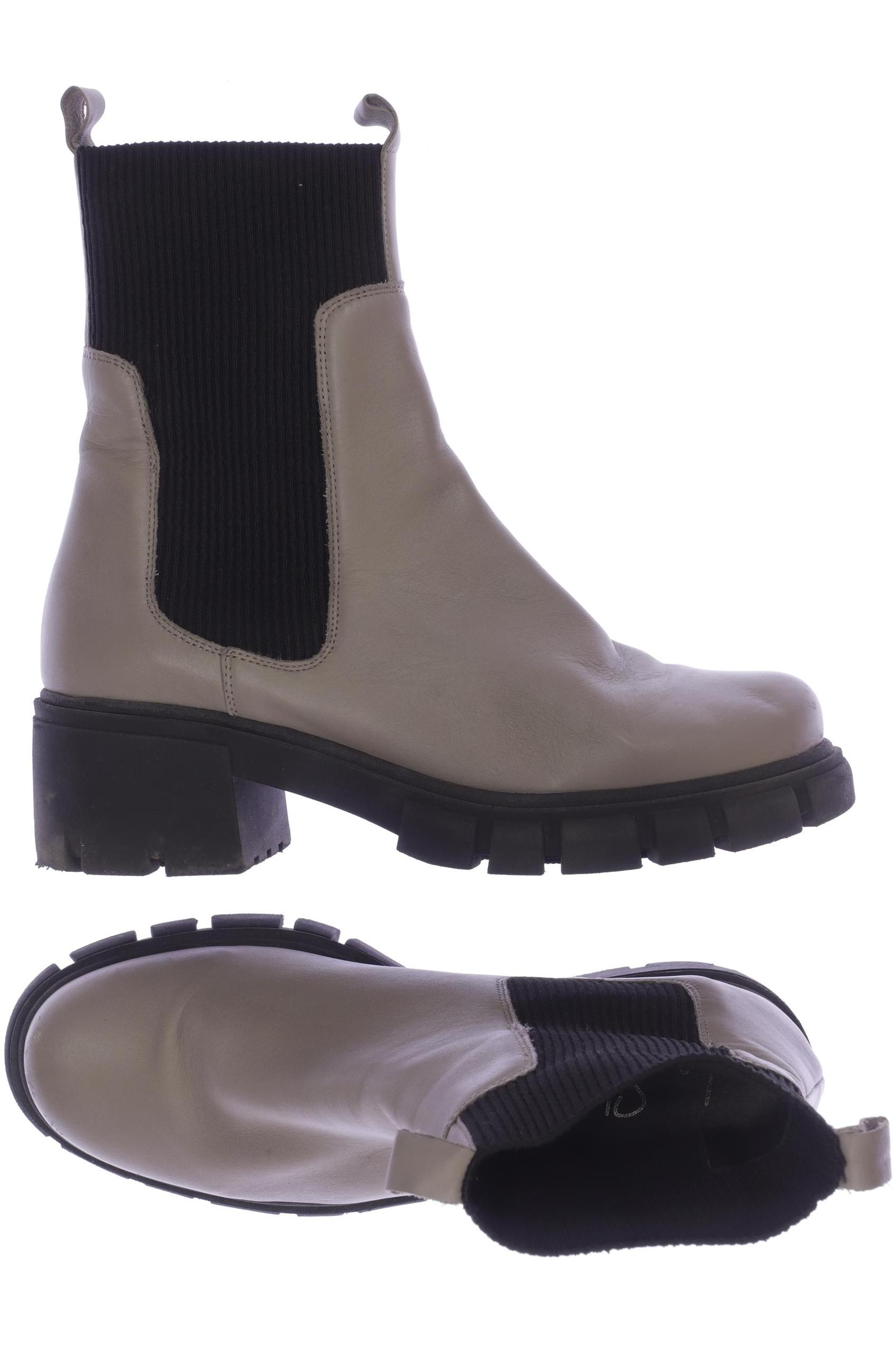 

La Shoe Damen Stiefelette, beige, Gr. 40