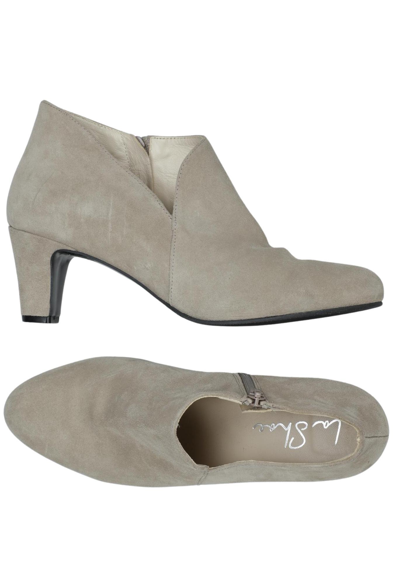 

La Shoe Damen Stiefelette, beige, Gr. 39