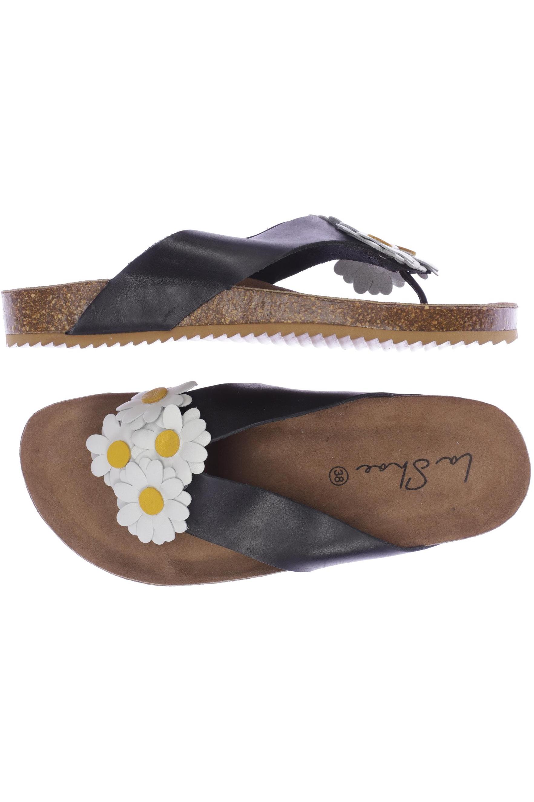 

La Shoe Damen Sandale, schwarz, Gr. 38