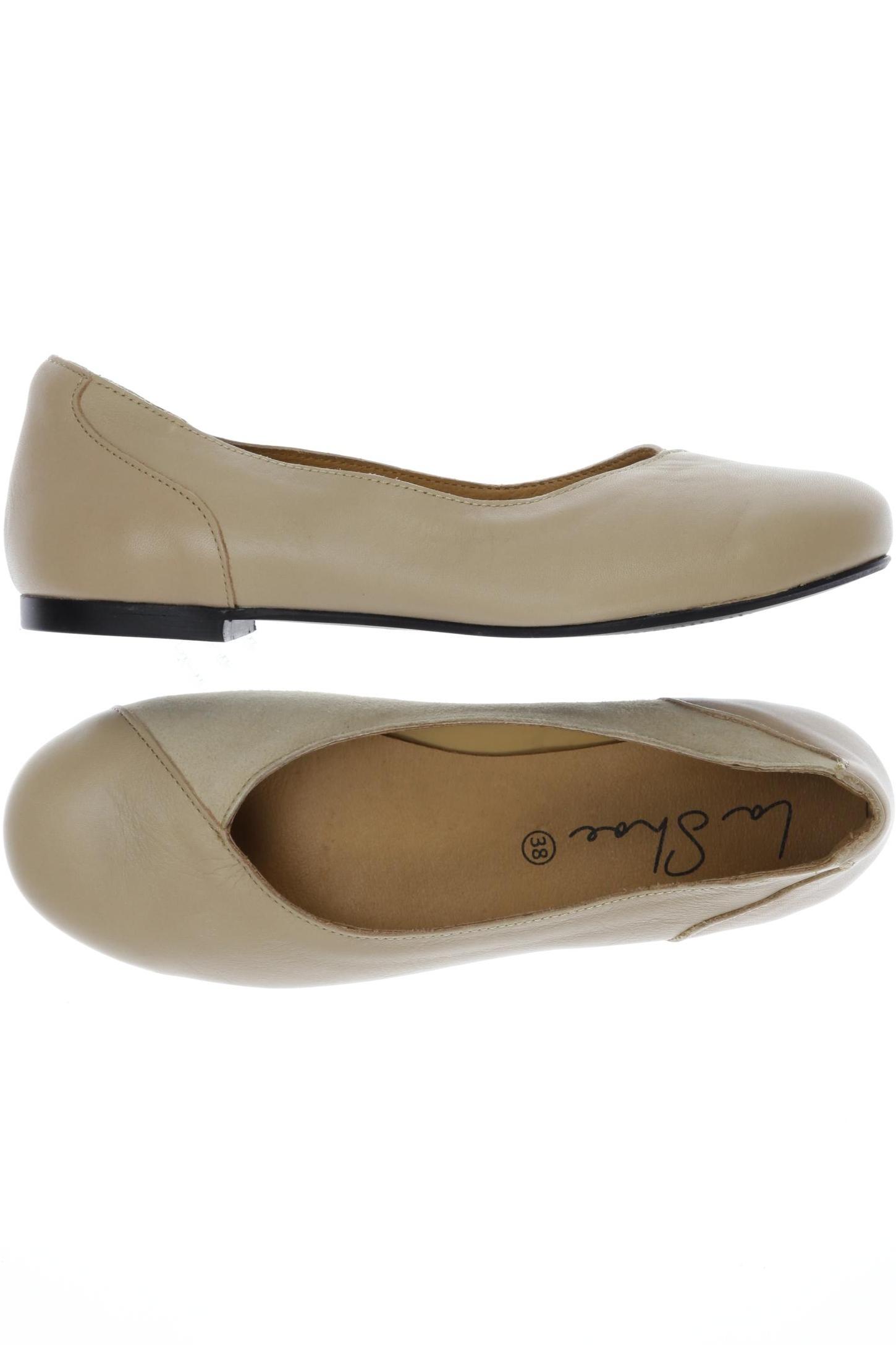 

La Shoe Damen Ballerinas, beige, Gr. 38