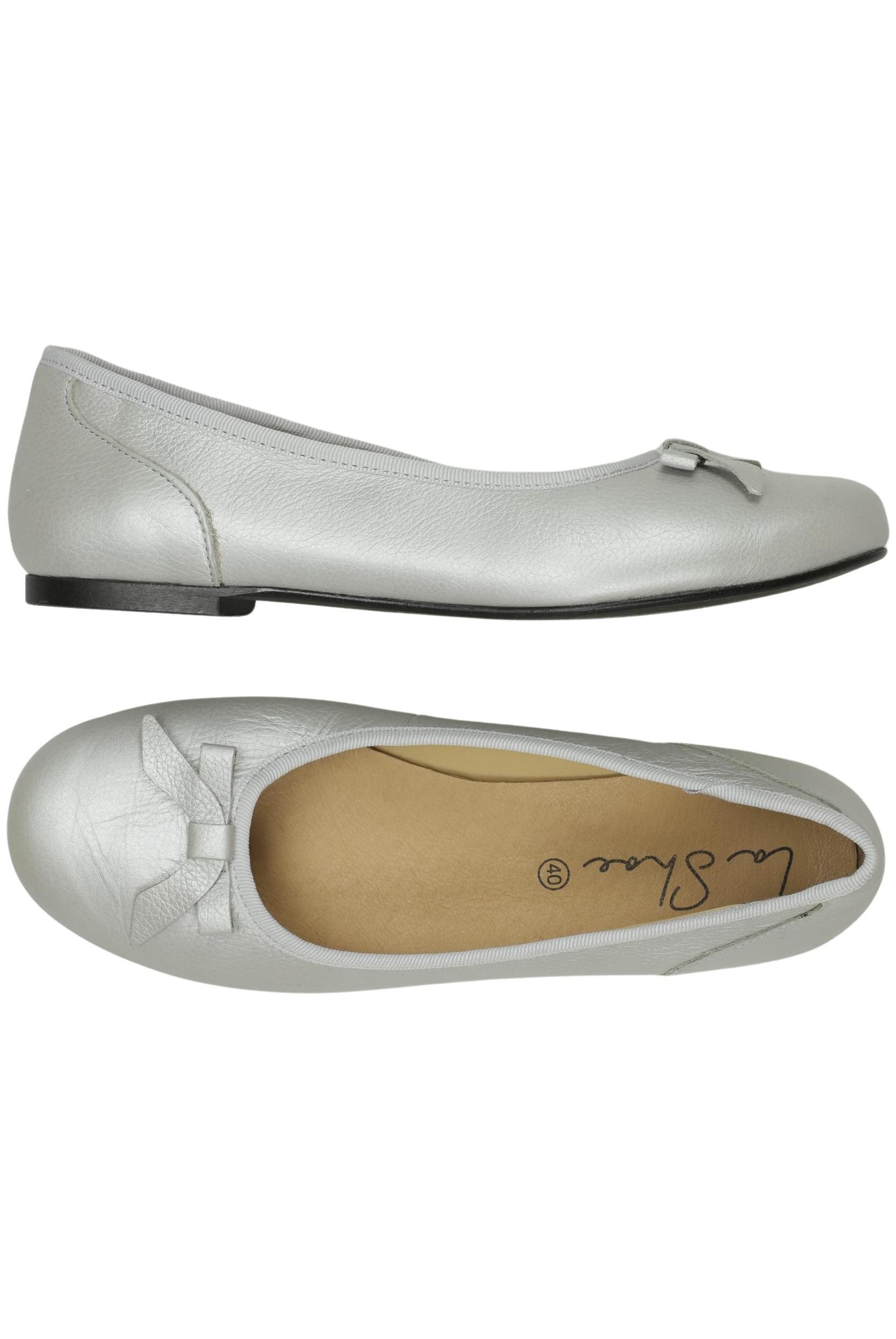 

La Shoe Damen Ballerinas, silber, Gr. 40