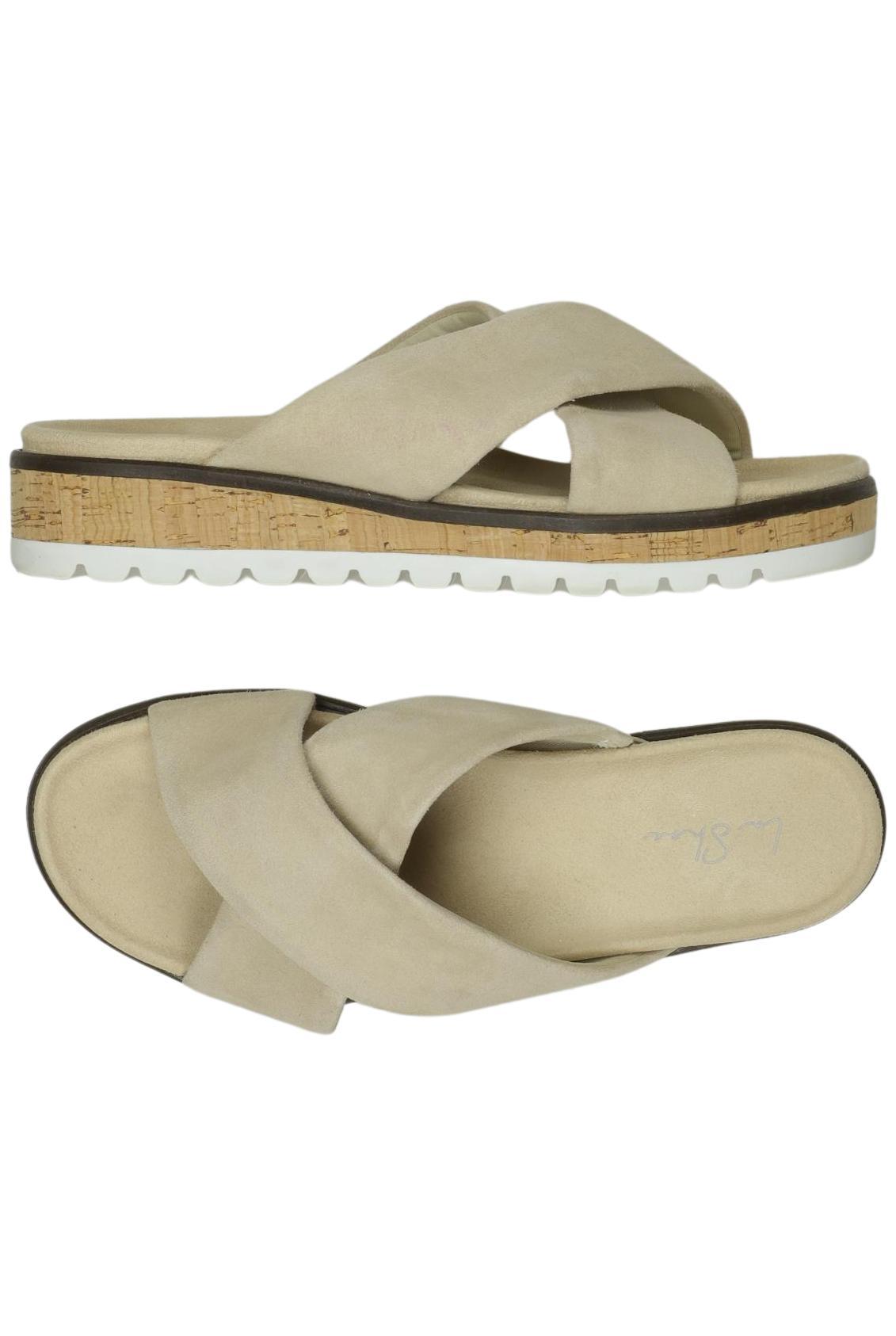 

La Shoe Damen Sandale, beige, Gr. 37