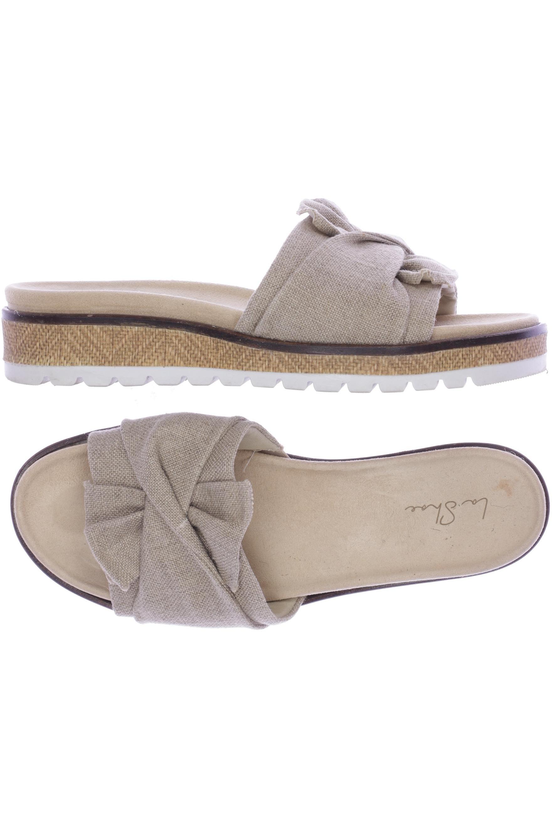 

La Shoe Damen Sandale, beige, Gr. 39