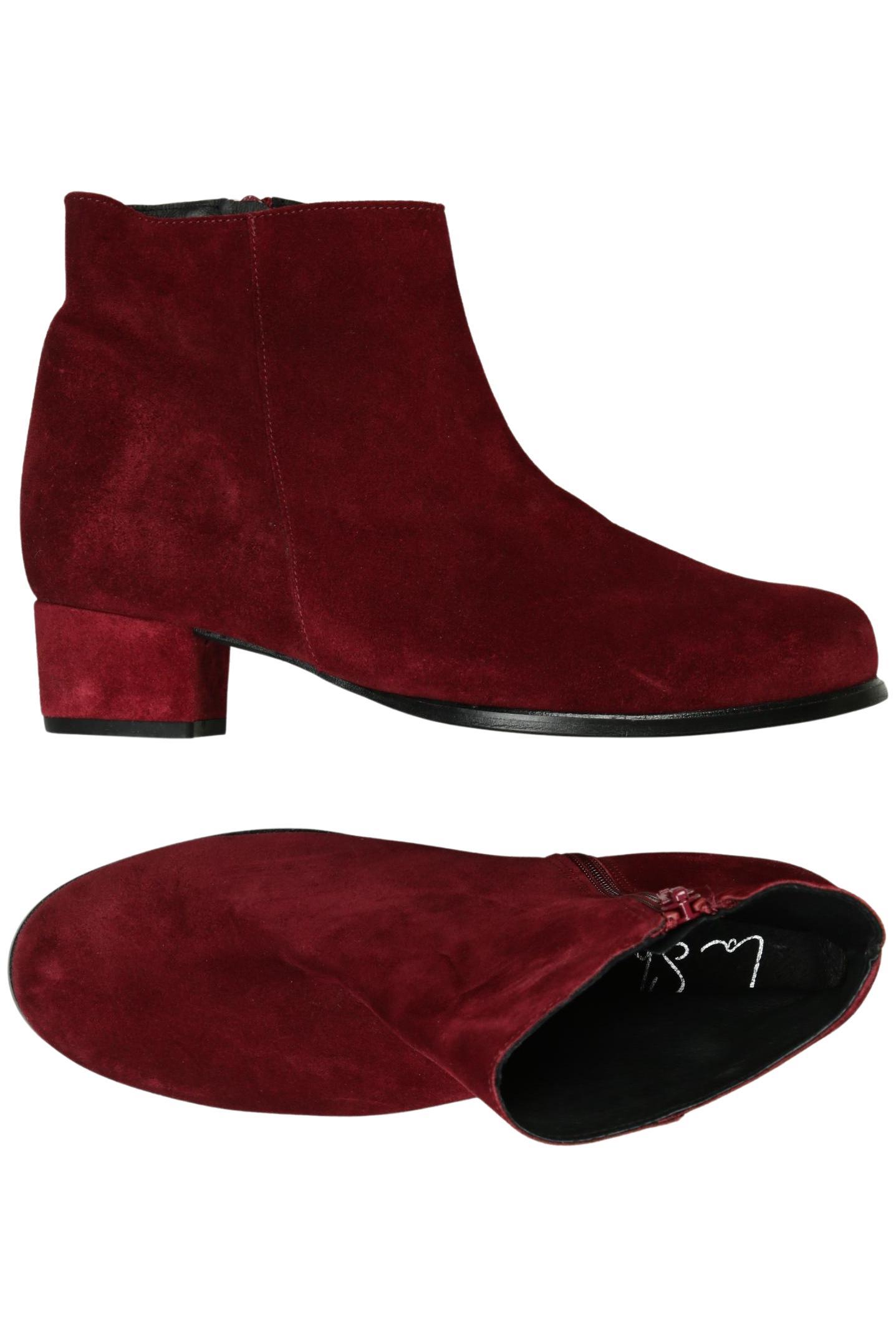 

La Shoe Damen Stiefelette, rot, Gr. 38