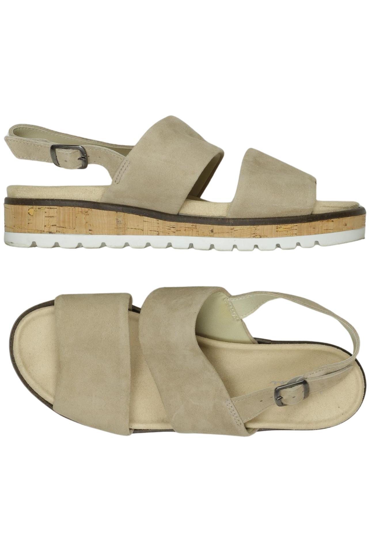 

La Shoe Damen Sandale, beige, Gr. 39