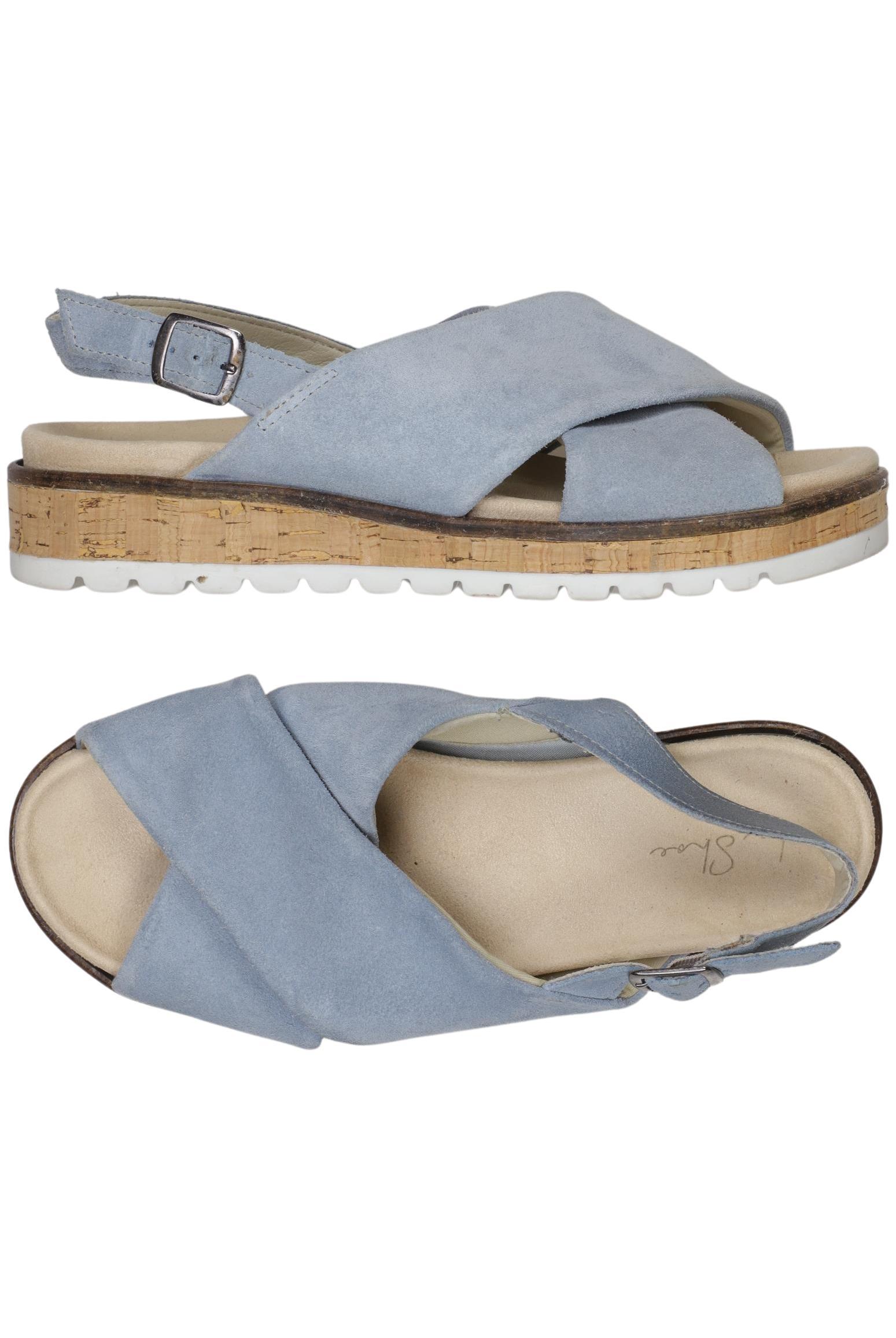 

La Shoe Damen Sandale, hellblau, Gr. 38