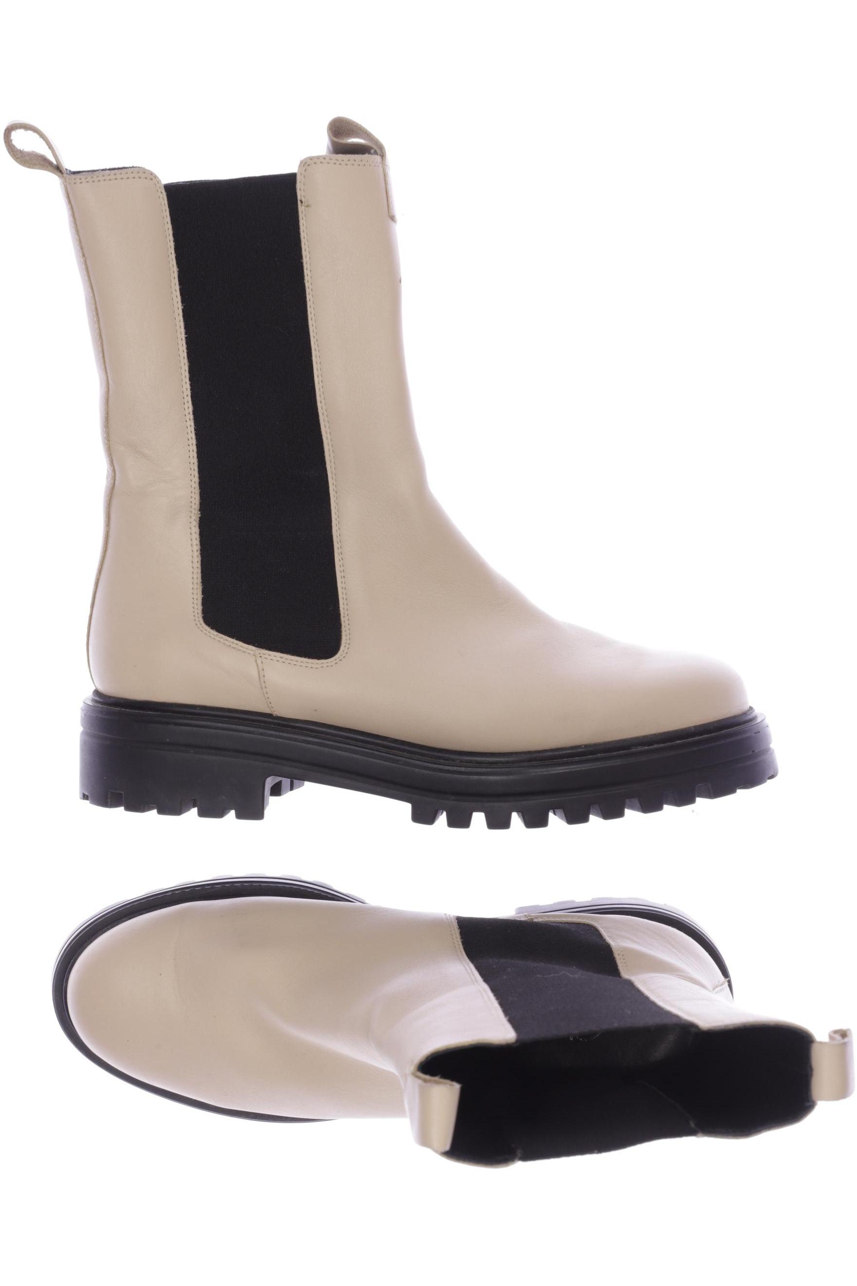 

La Shoe Damen Stiefelette, beige, Gr. 40