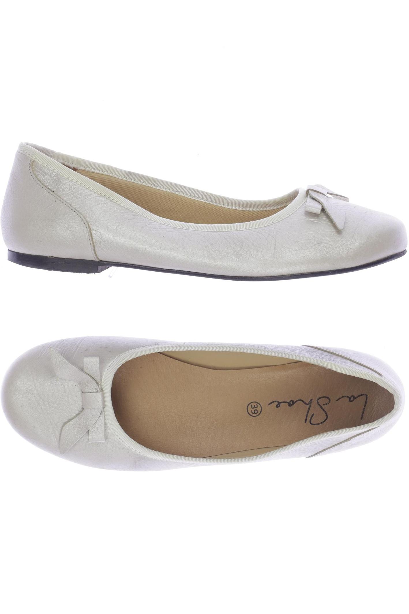 

La Shoe Damen Ballerinas, cremeweiß