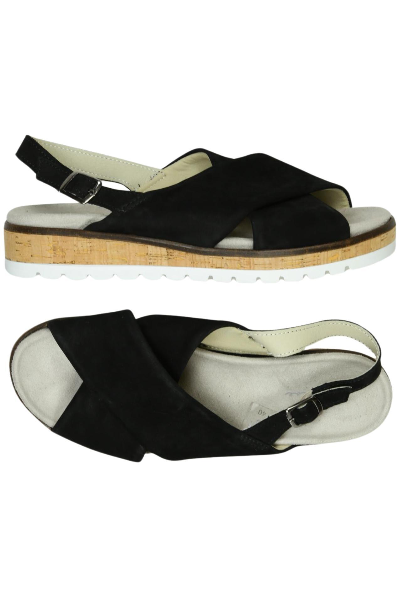 

La Shoe Damen Sandale, schwarz, Gr. 40