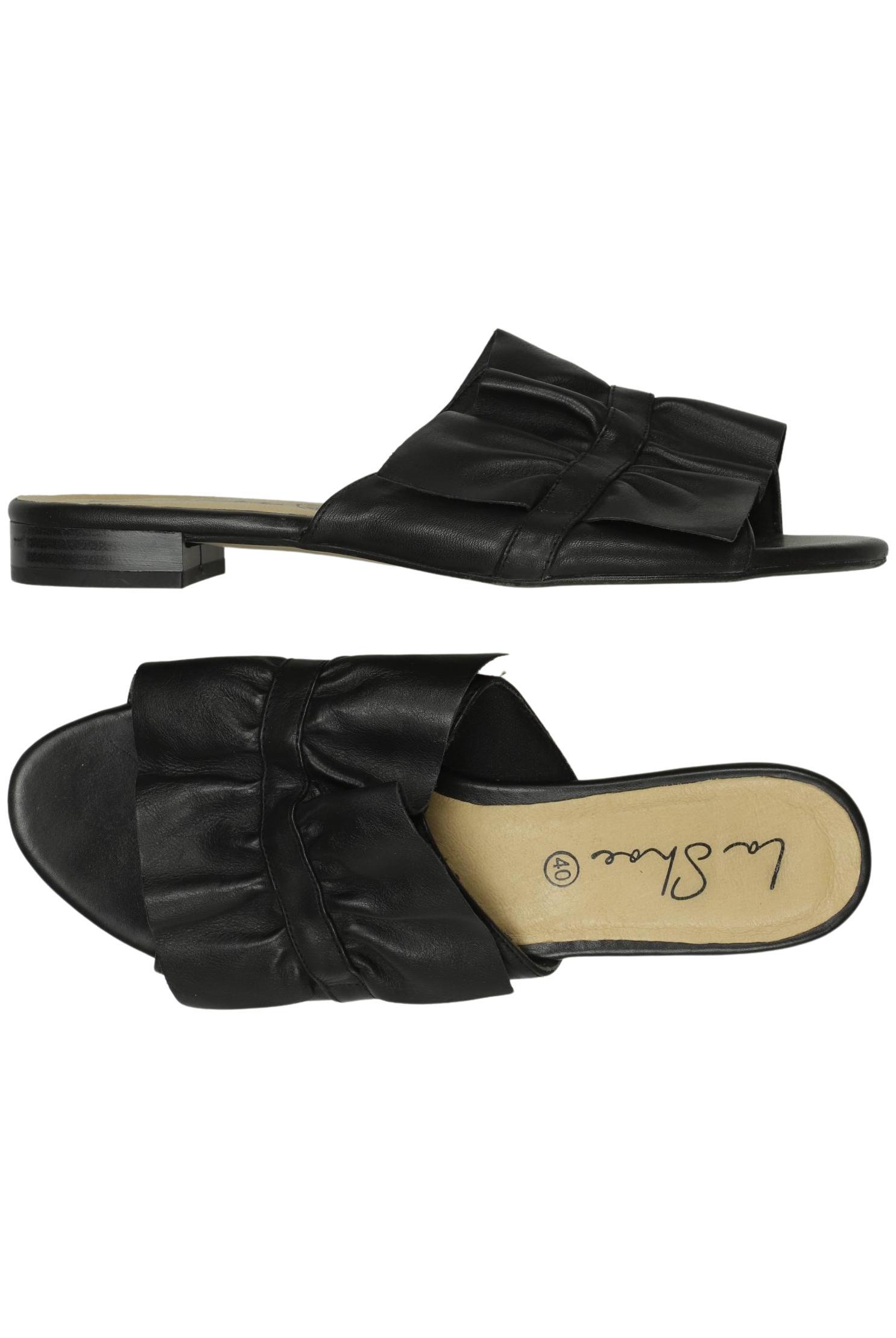 

La Shoe Damen Sandale, schwarz, Gr. 40