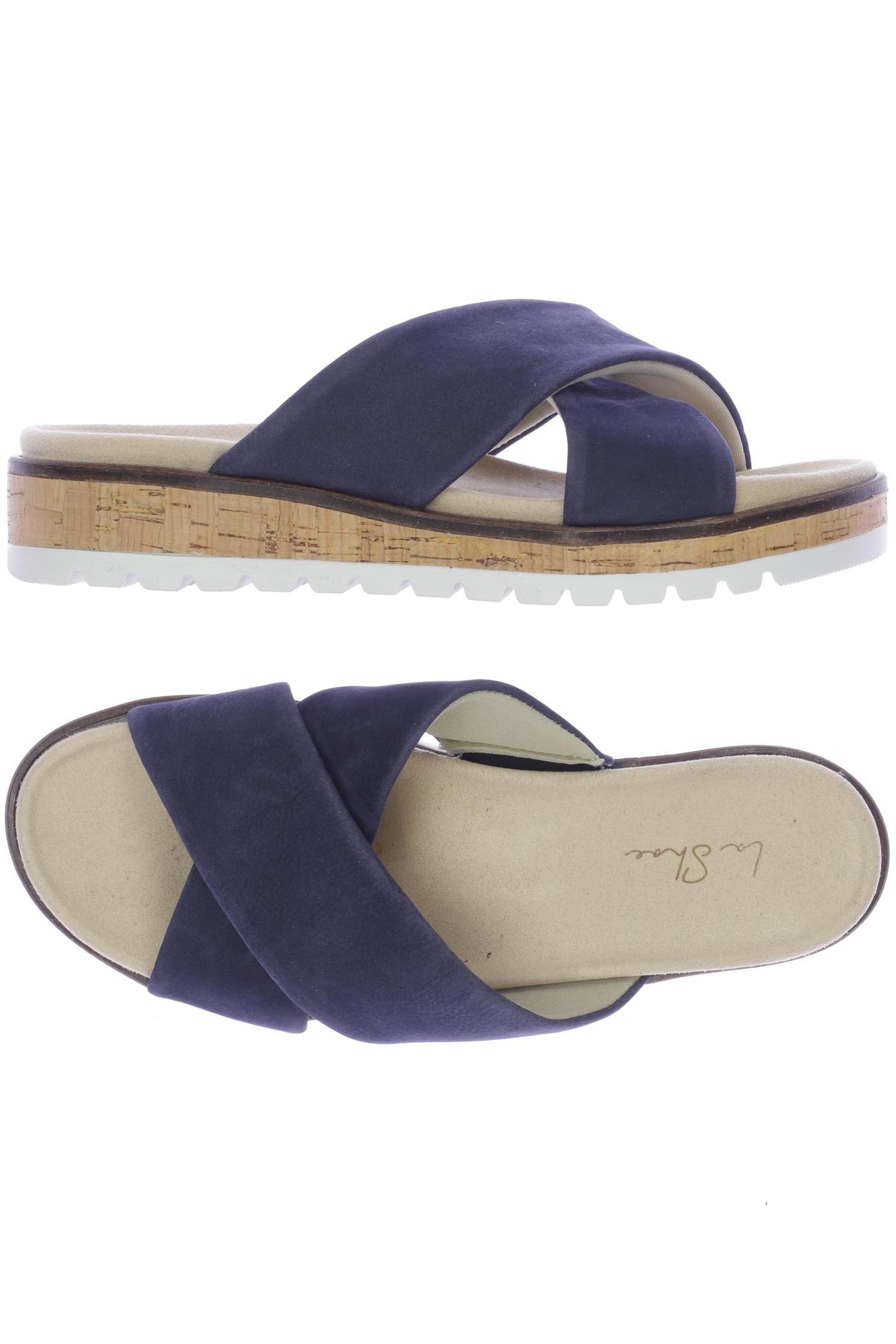

La Shoe Damen Sandale, marineblau, Gr. 38