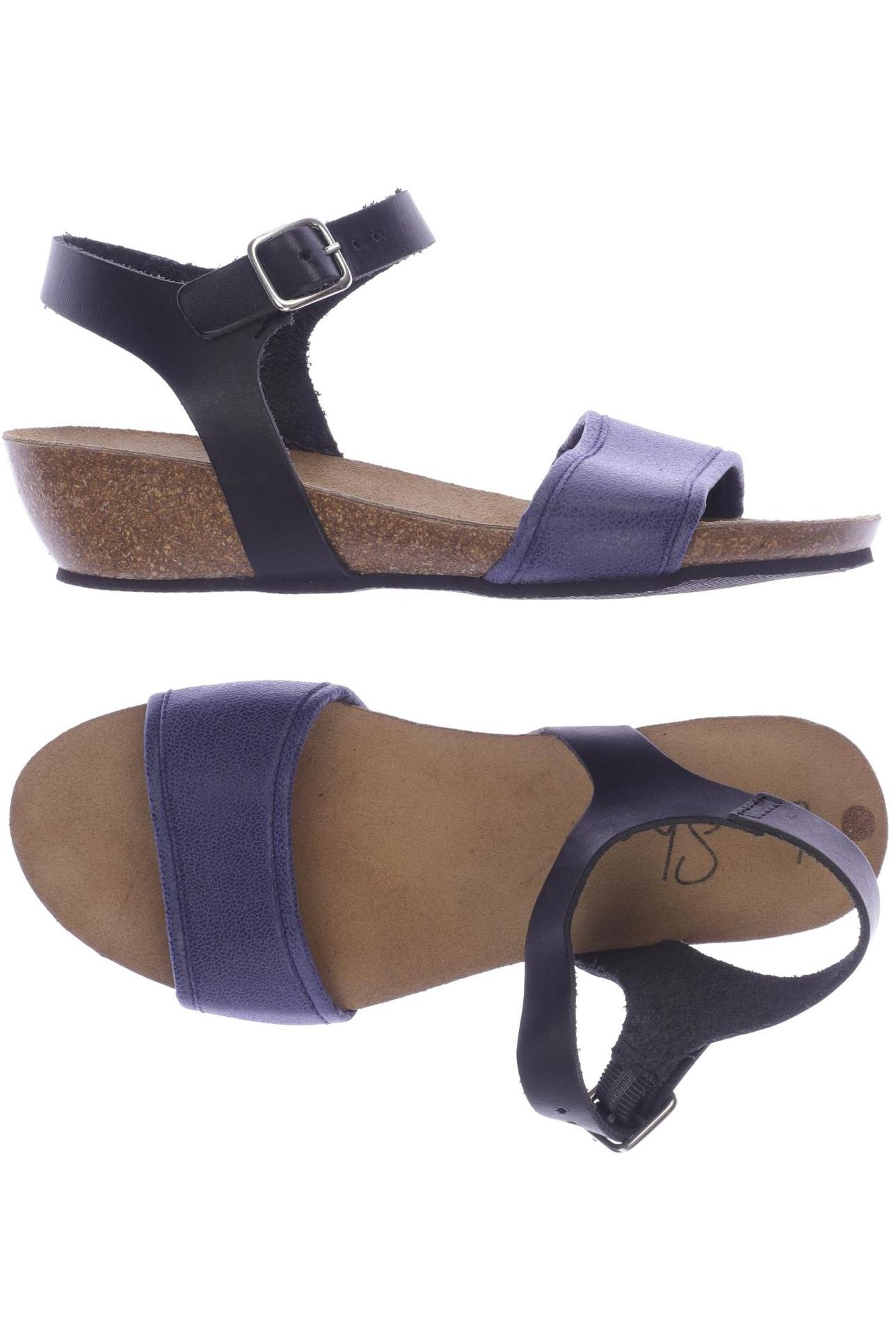 

La Shoe Damen Sandale, blau