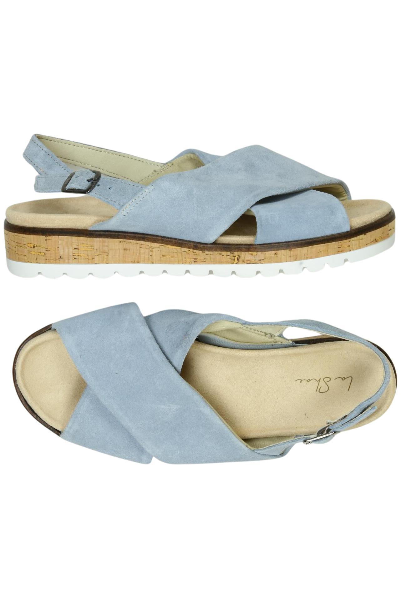

La Shoe Damen Sandale, hellblau, Gr. 40