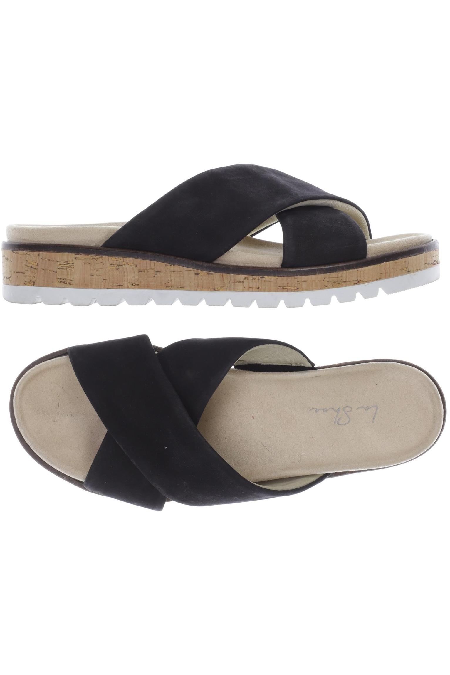 

La Shoe Damen Sandale, schwarz, Gr. 38
