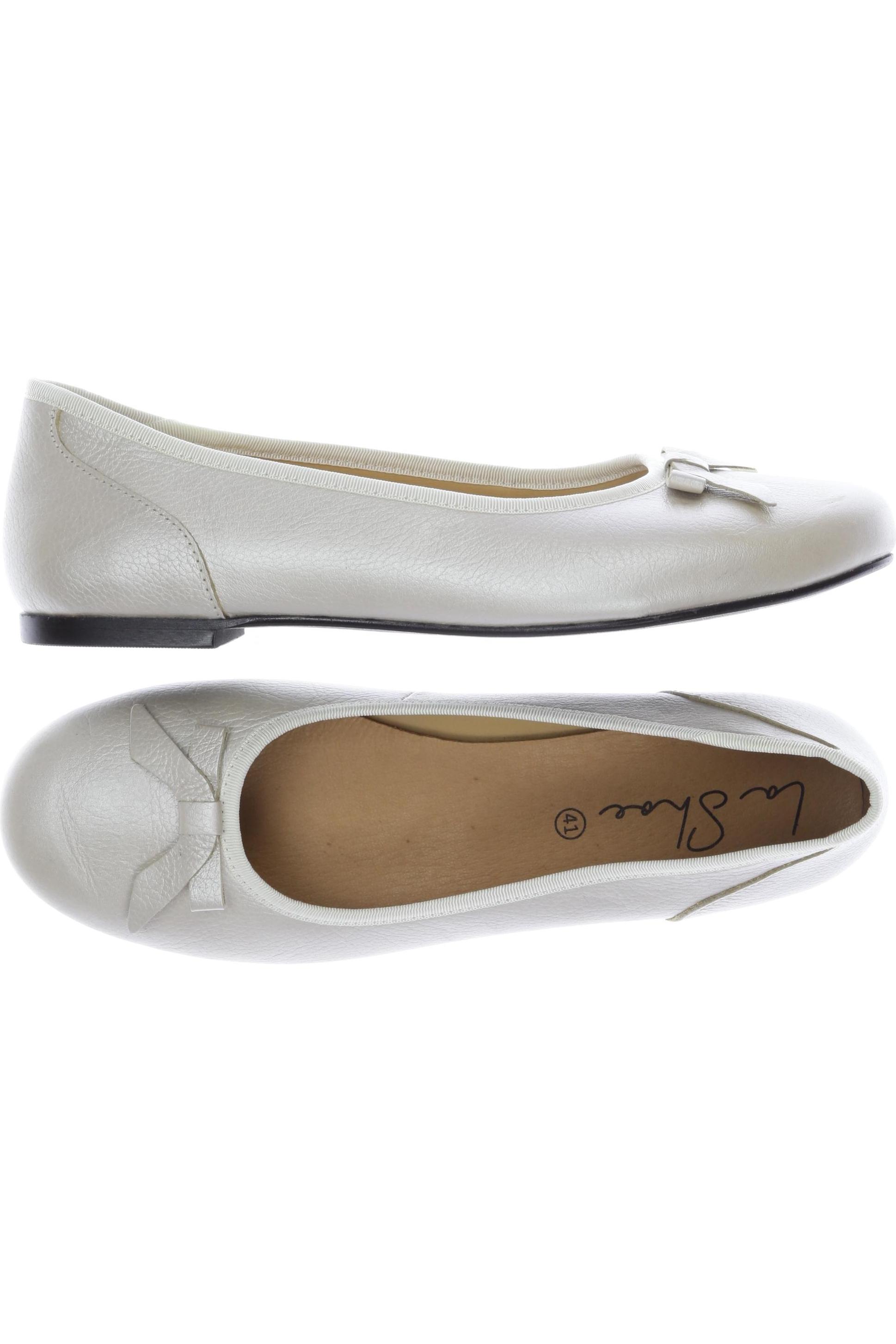 

La Shoe Damen Ballerinas, cremeweiß, Gr. 41
