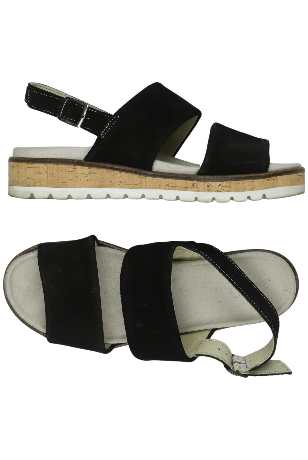 

La Shoe Damen Sandale, schwarz, Gr. 38