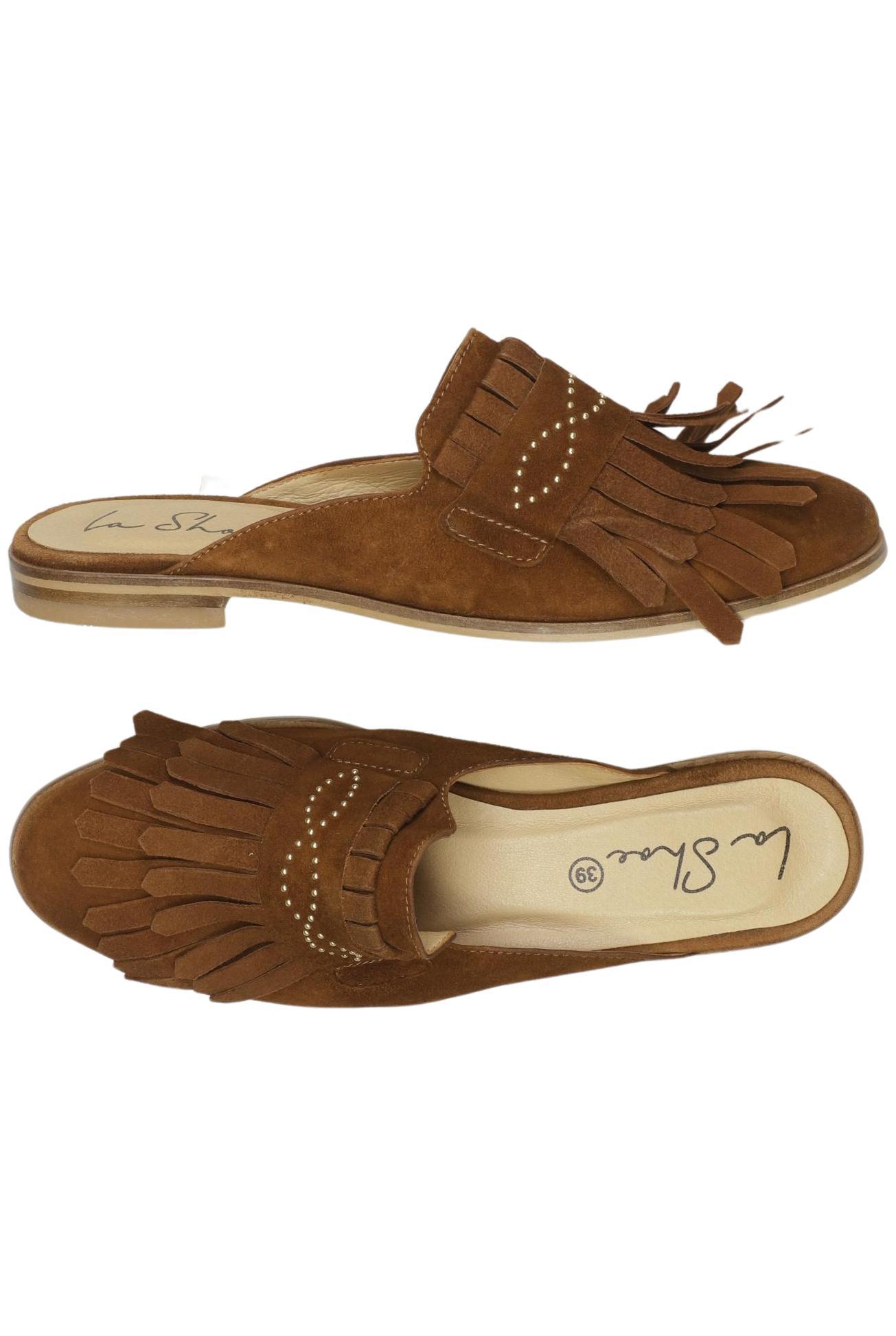 

La Shoe Damen Sandale, braun, Gr. 39