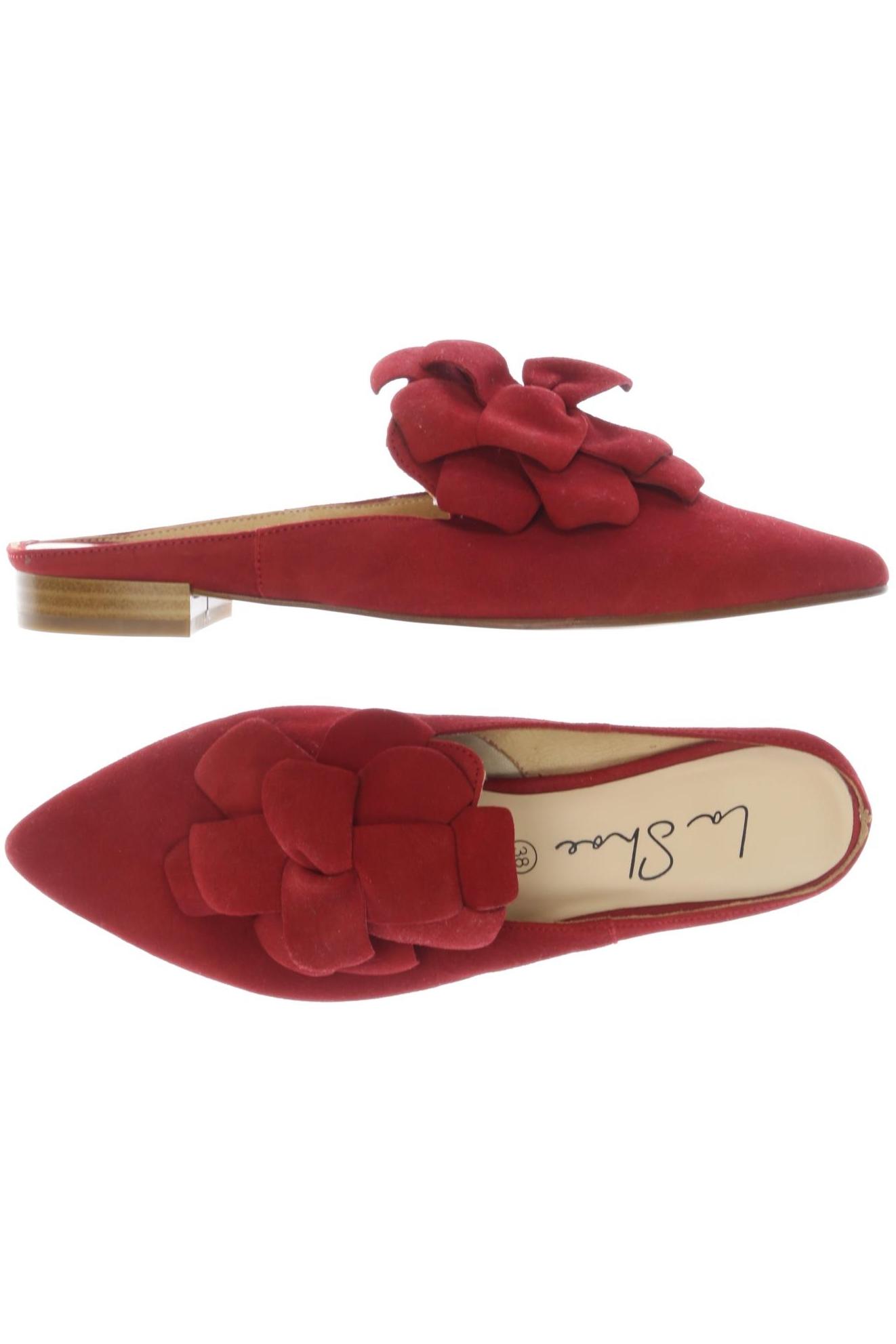 

La Shoe Damen Sandale, rot, Gr. 38