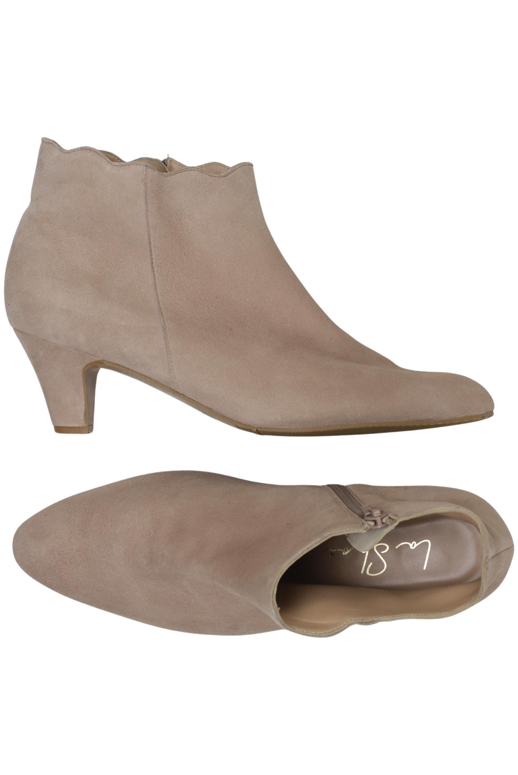 

La Shoe Damen Stiefelette, beige, Gr. 39