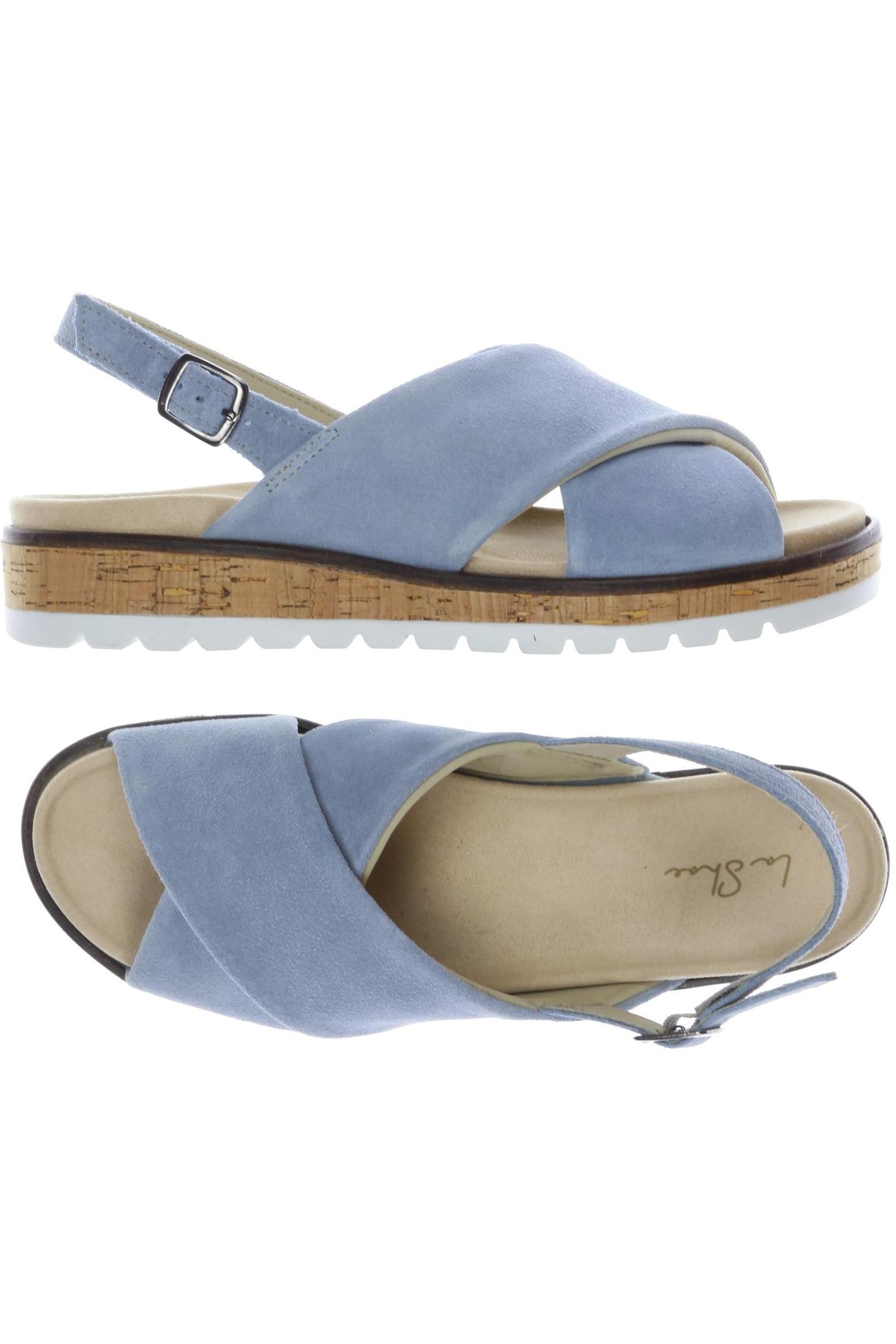 

La Shoe Damen Sandale, hellblau, Gr. 41