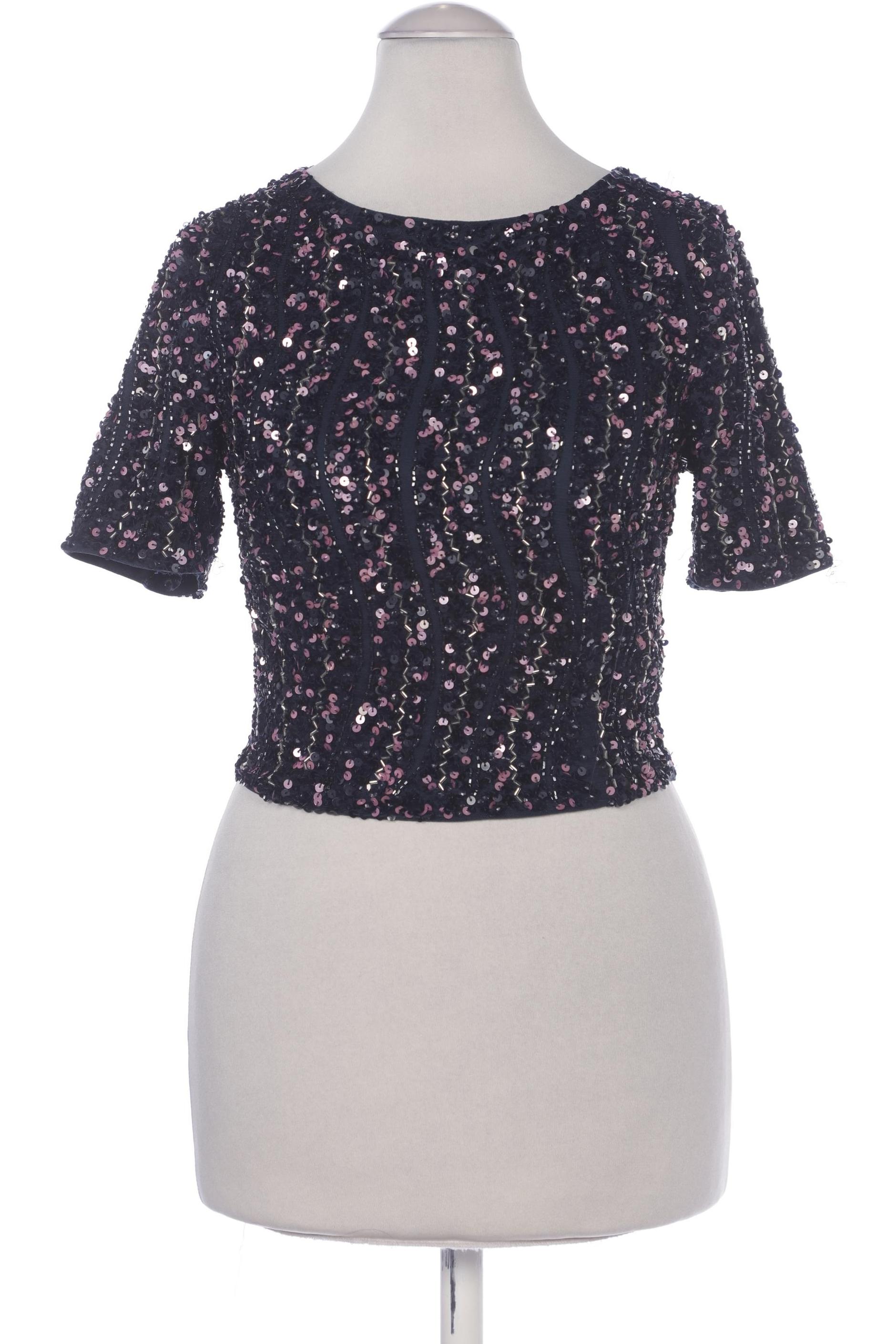 

lace beads Damen Bluse, marineblau, Gr. 34