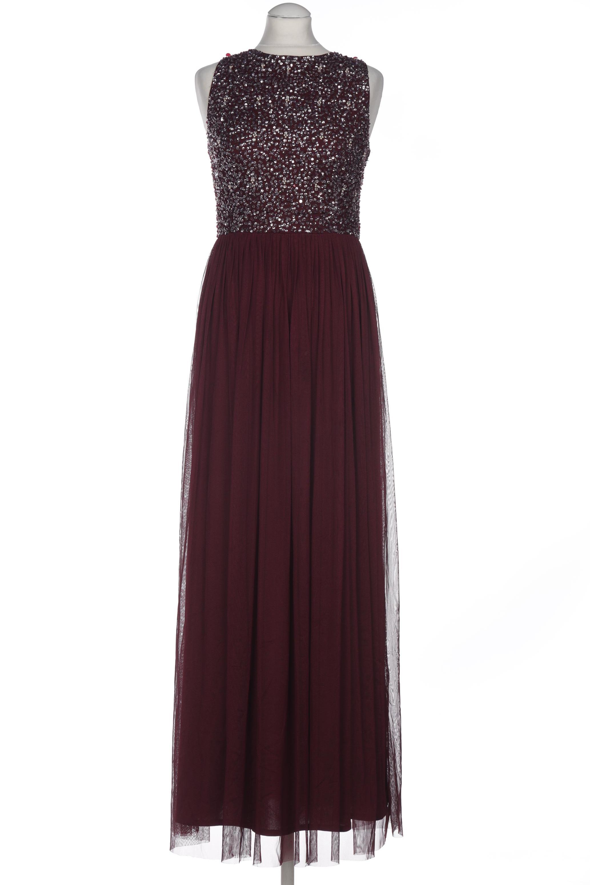 

lace beads Damen Kleid, bordeaux