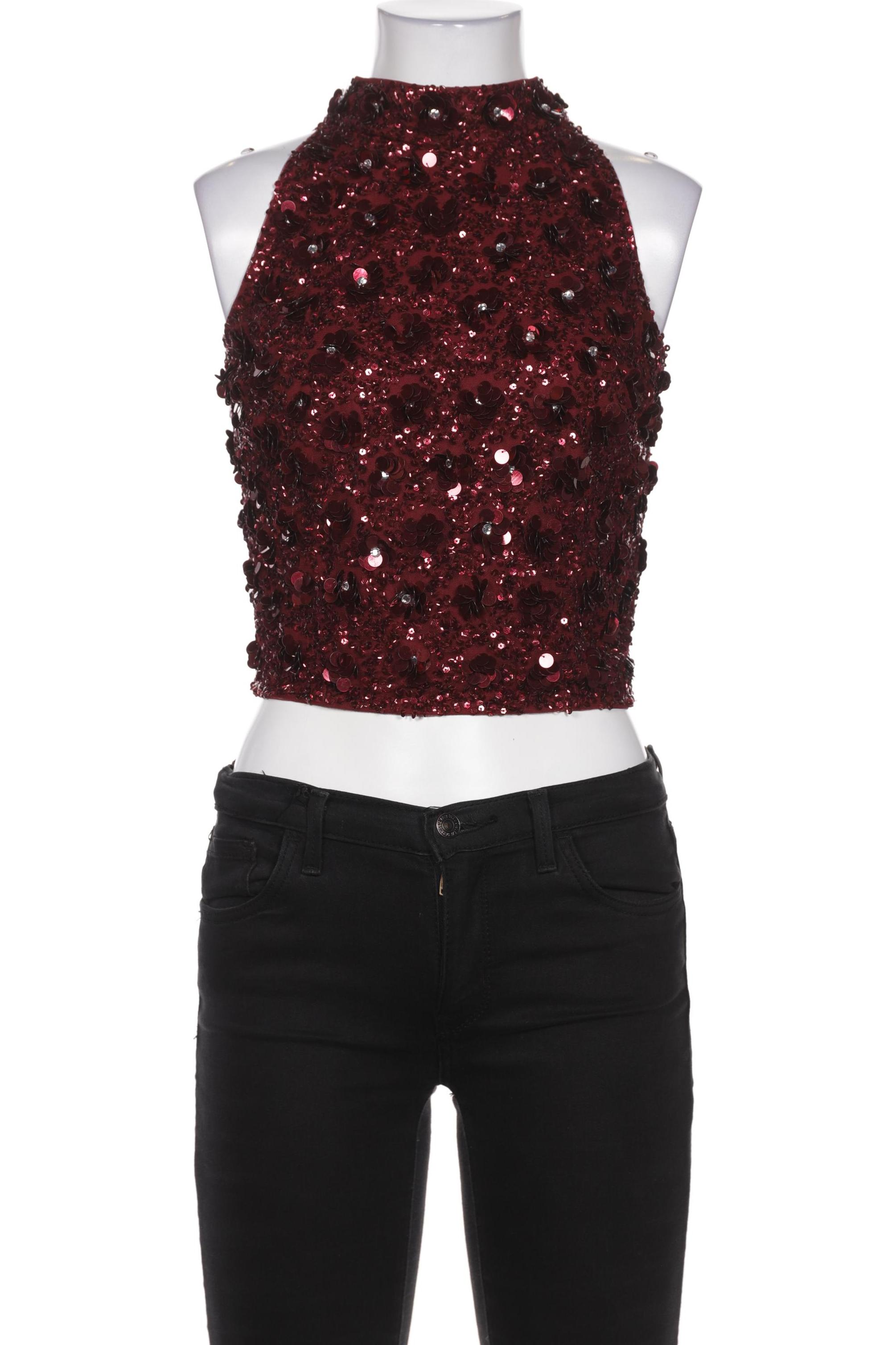 

lace & beads Damen Bluse, bordeaux