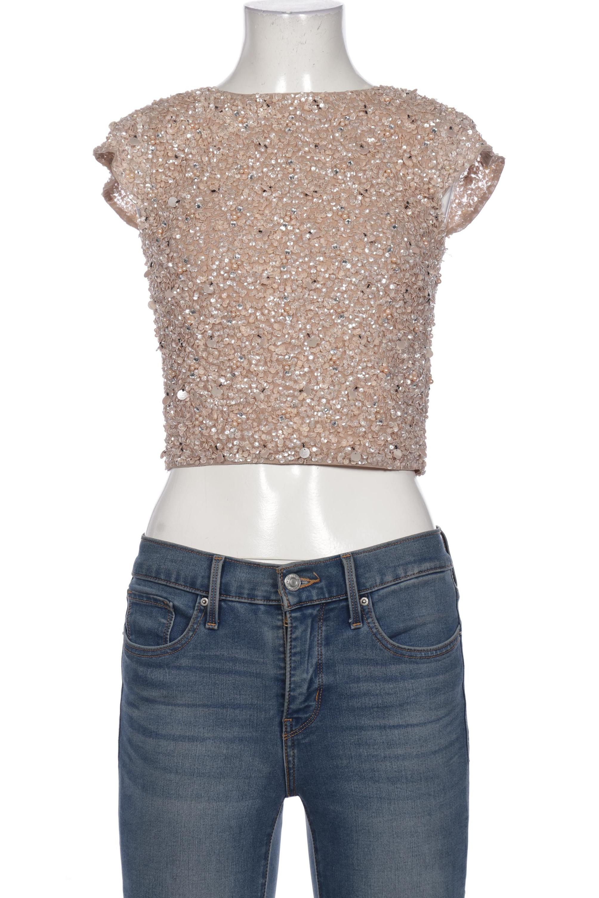 

lace beads Damen Bluse, beige, Gr. 36