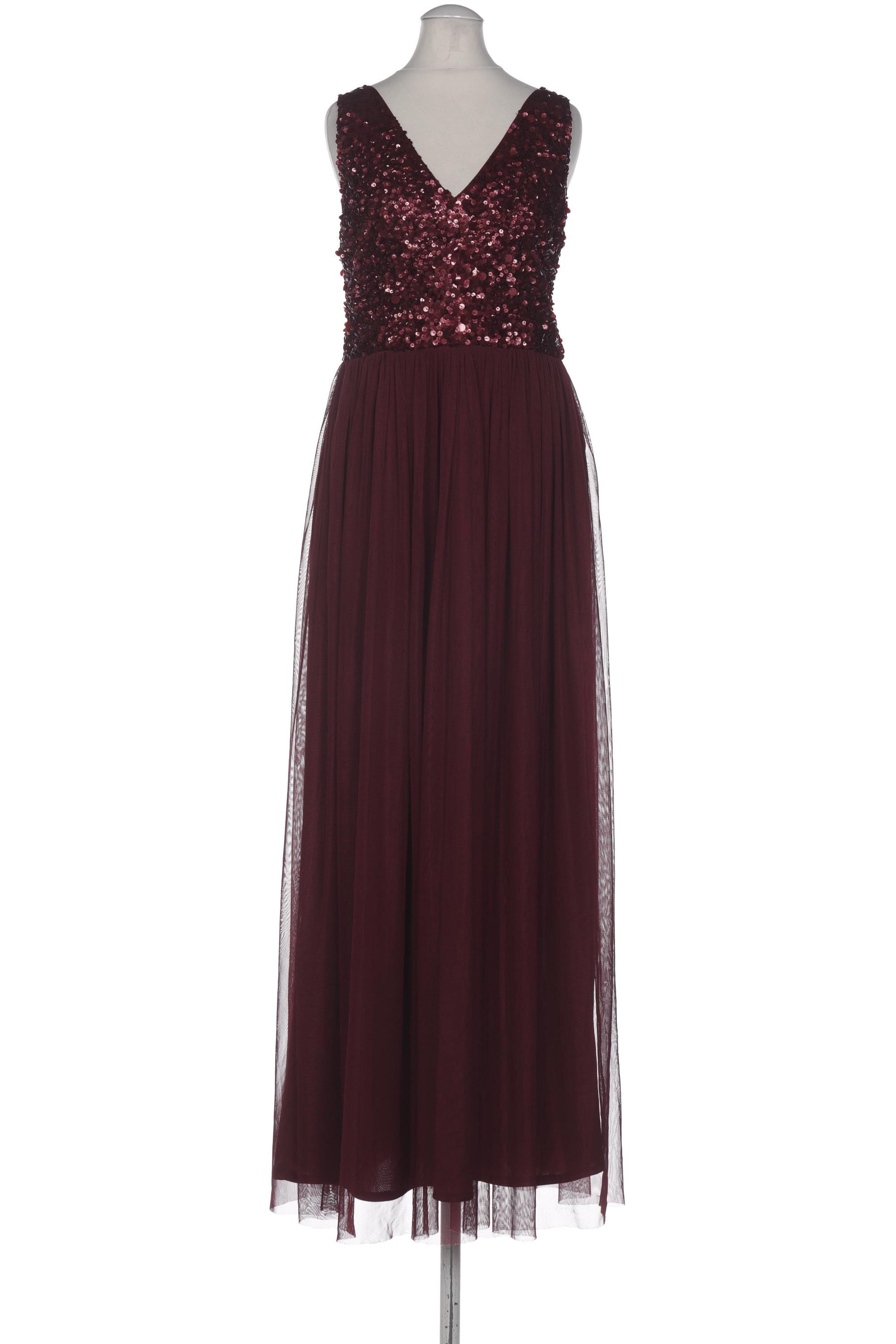 

lace beads Damen Kleid, bordeaux