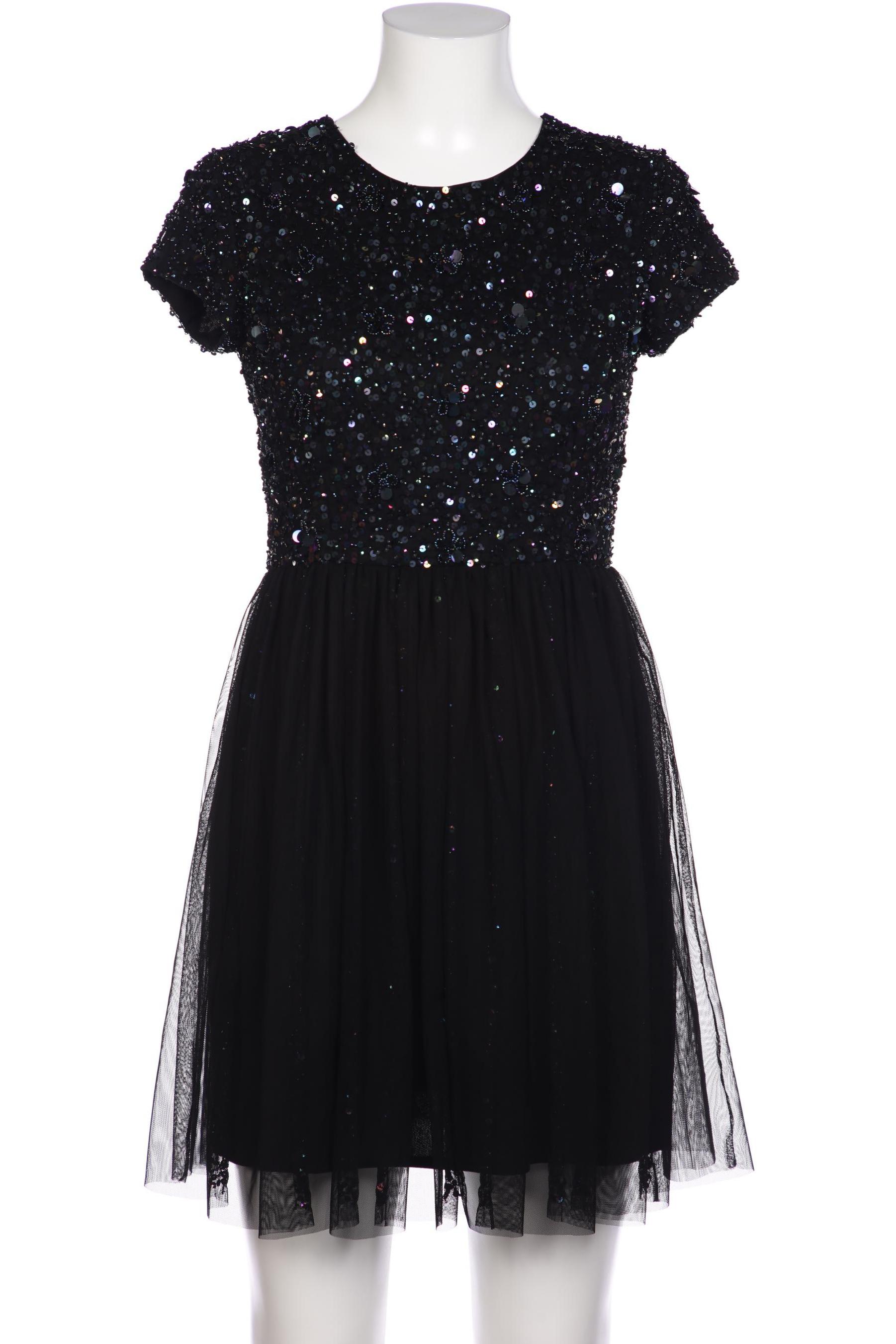 

lace beads Damen Kleid, schwarz
