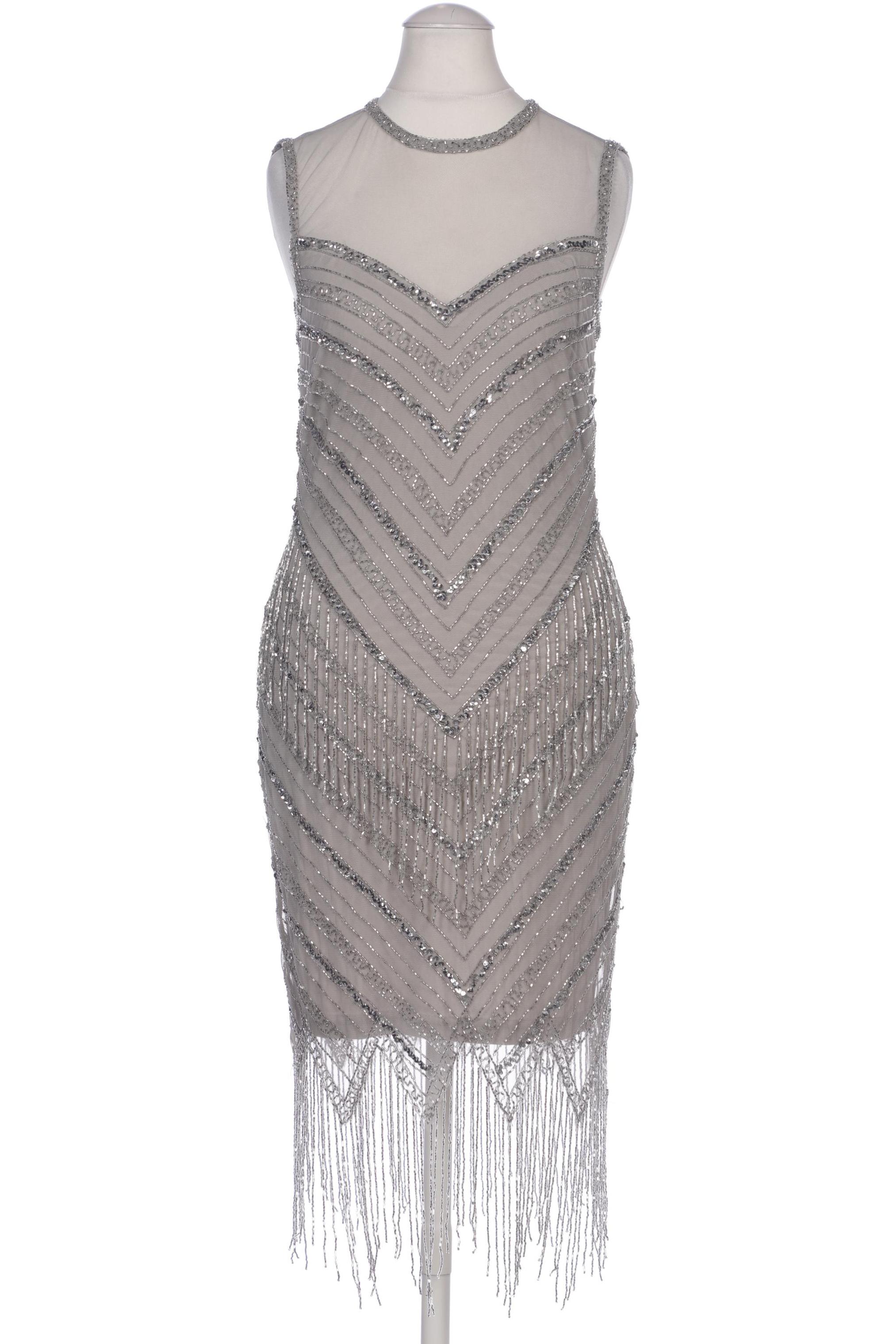 

lace beads Damen Kleid, grau, Gr. 34