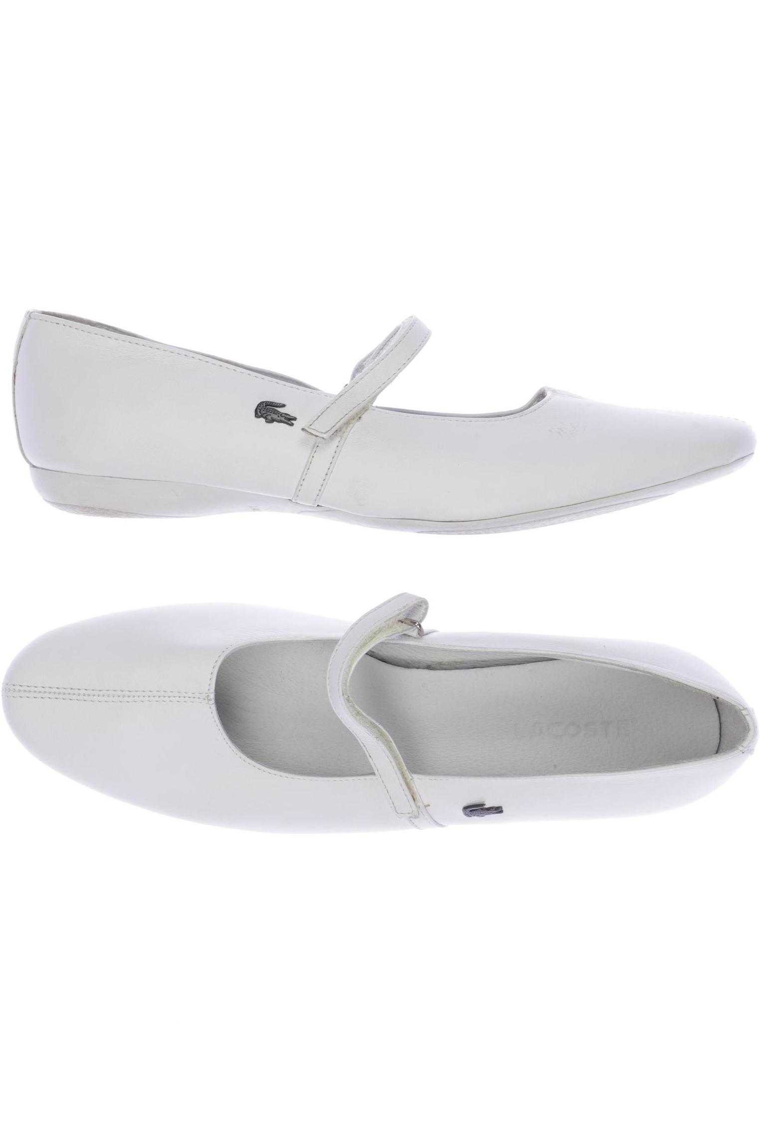 

Lacoste Damen Ballerinas, weiß, Gr. 40.5
