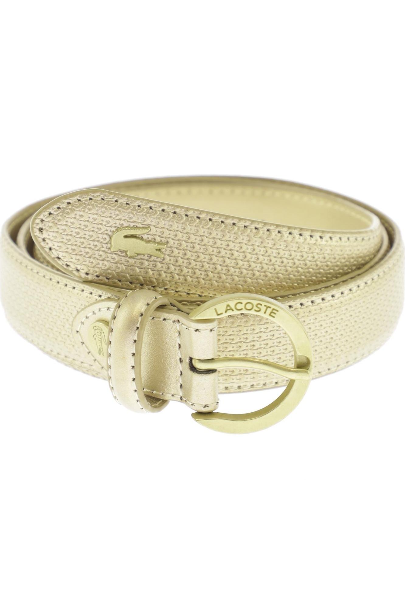 

Lacoste Damen Gürtel, gold, Gr. 90