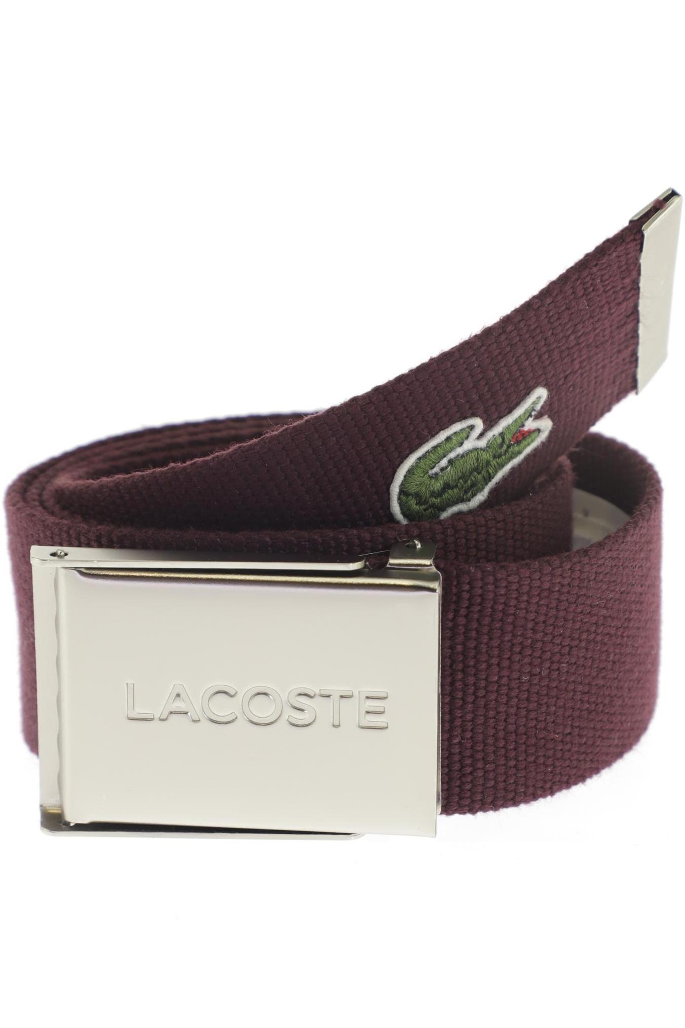 

Lacoste Damen Gürtel, bordeaux, Gr. 95