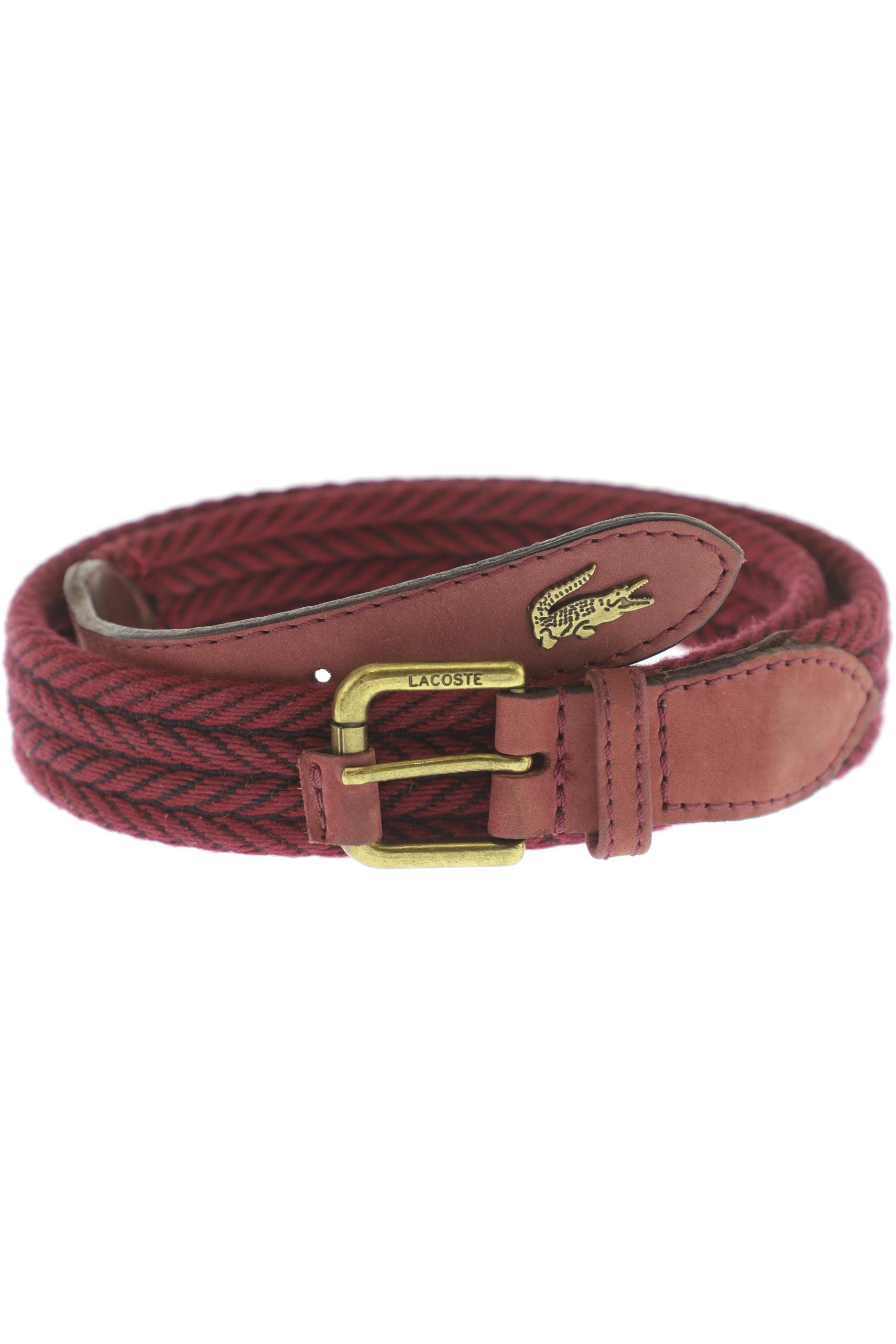 

Lacoste Damen Gürtel, bordeaux, Gr. 90
