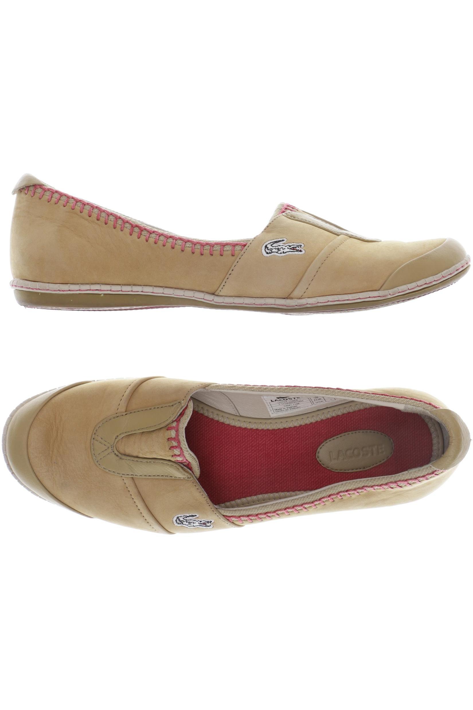 

Lacoste Damen Halbschuh, beige, Gr. 37