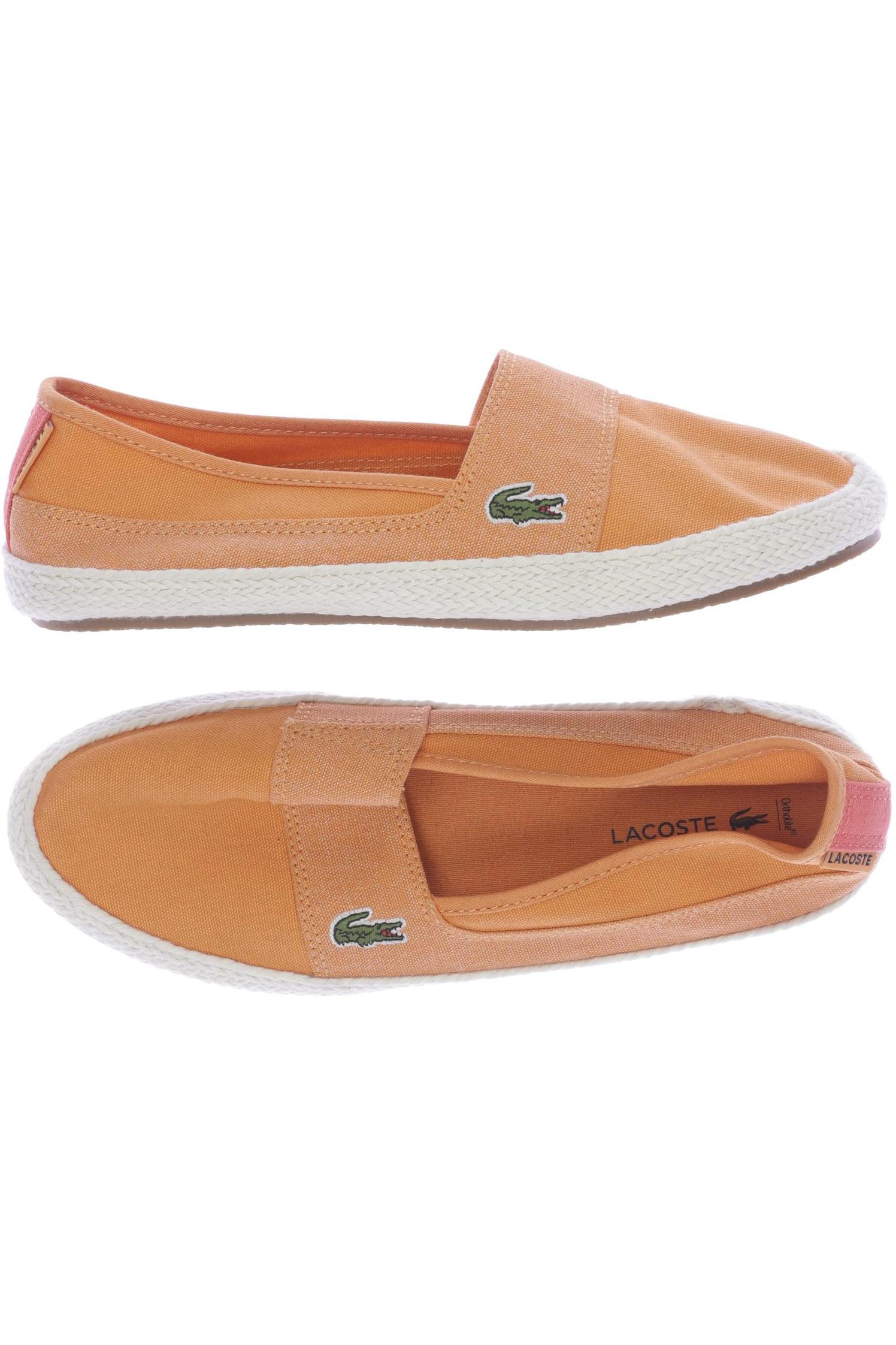 

Lacoste Damen Halbschuh, orange, Gr. 39