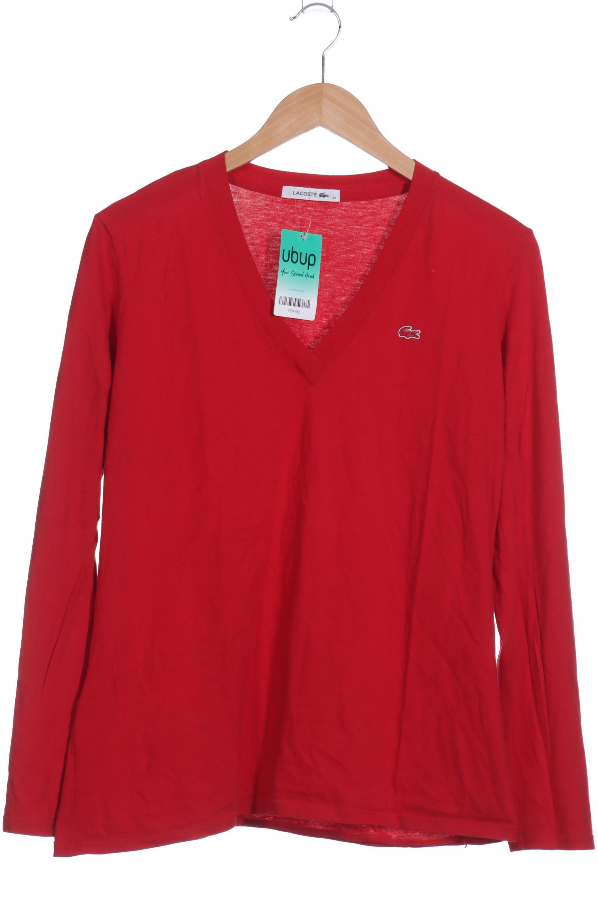 

Lacoste Damen Langarmshirt, rot, Gr. 46