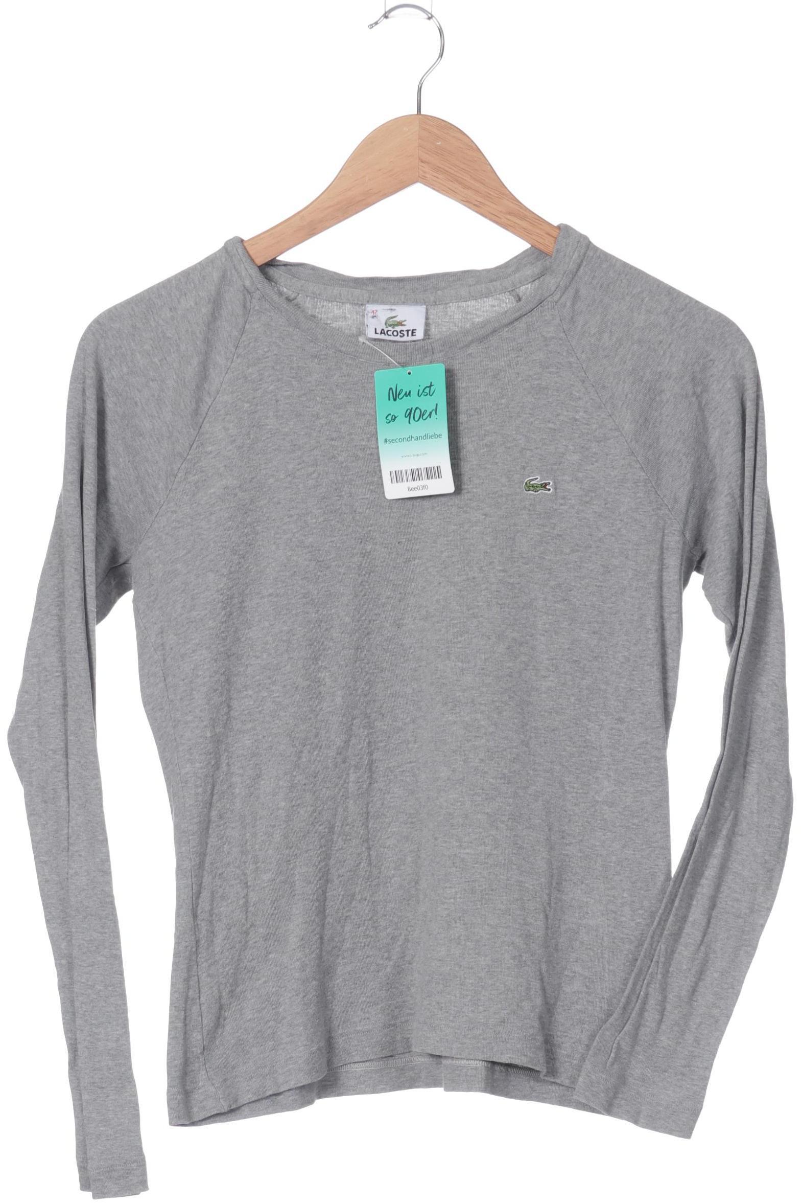 

Lacoste Damen Langarmshirt, grau, Gr. 42