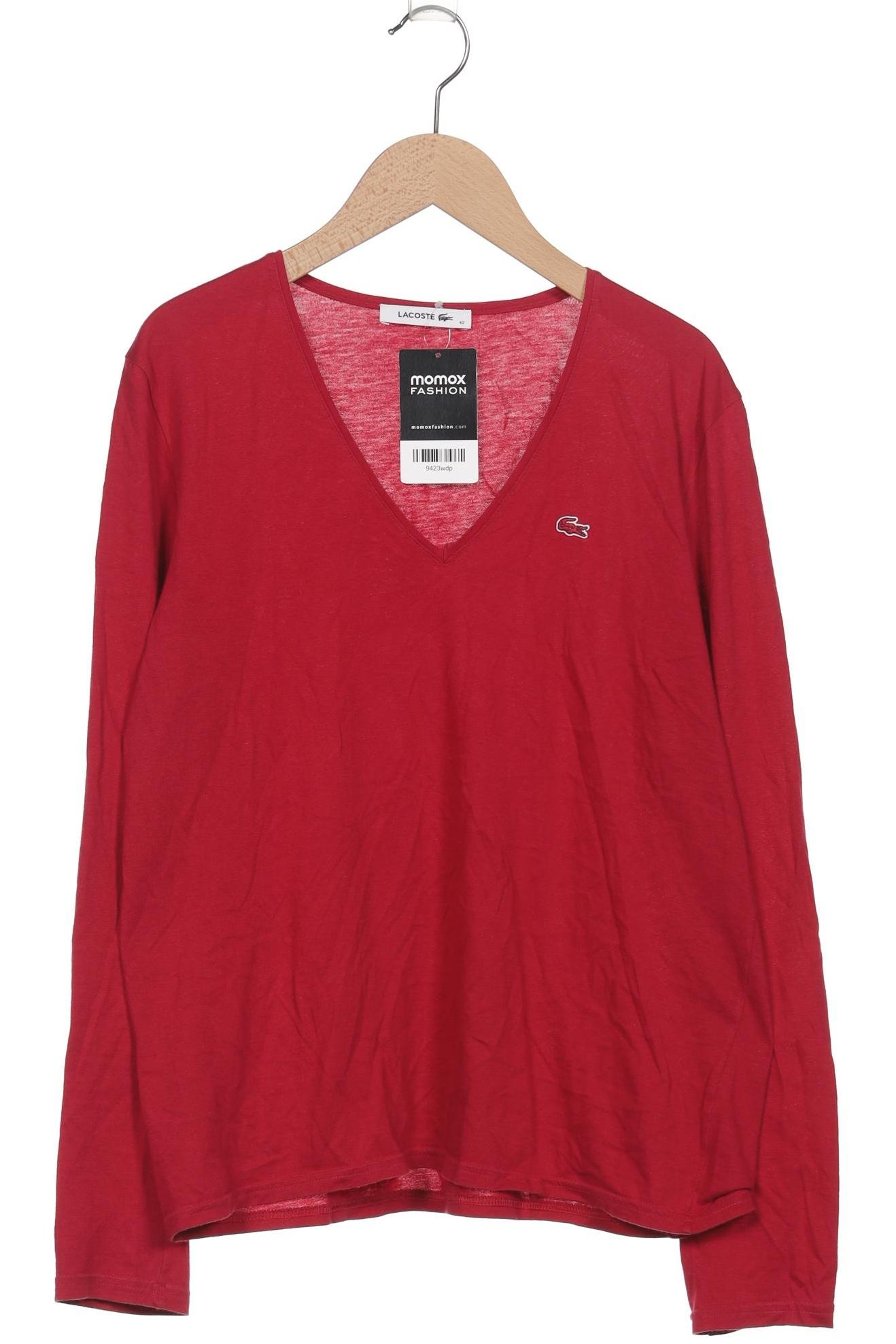 

Lacoste Damen Langarmshirt, rot, Gr. 42